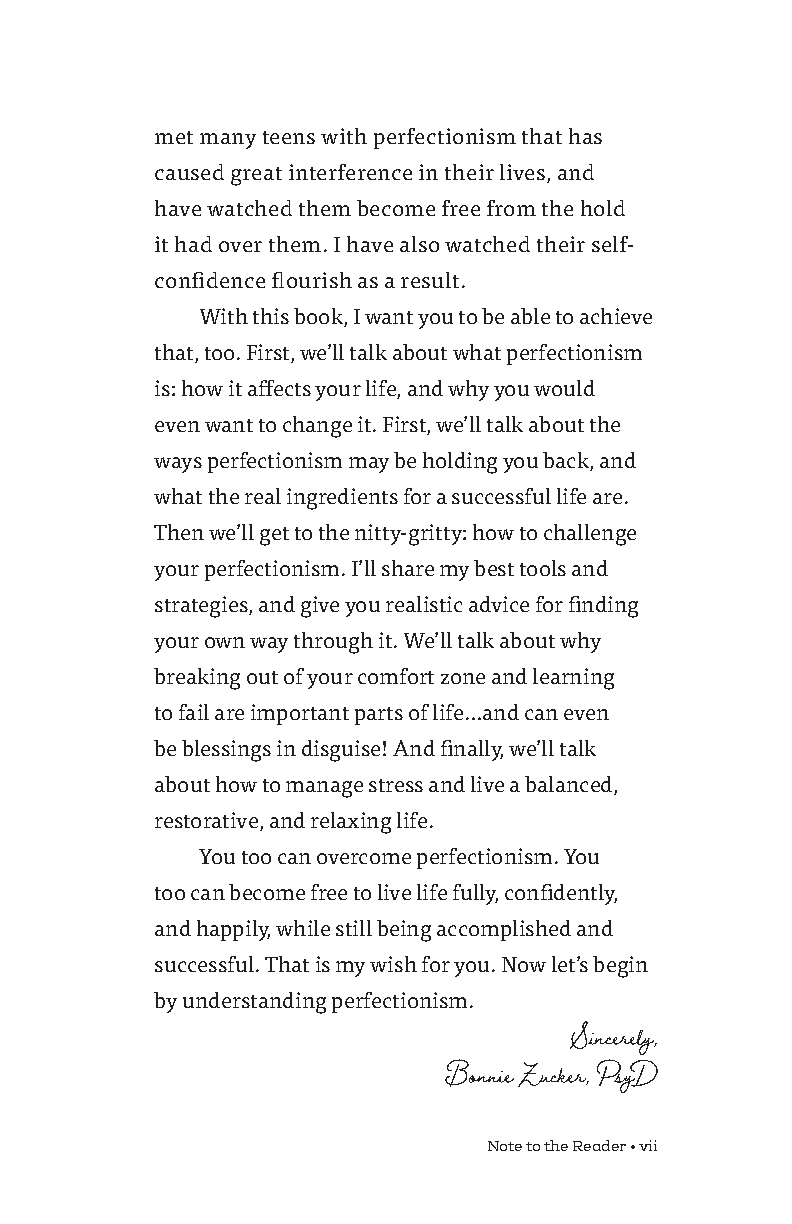 A Perfectionist's Guide to Not Being Perfect