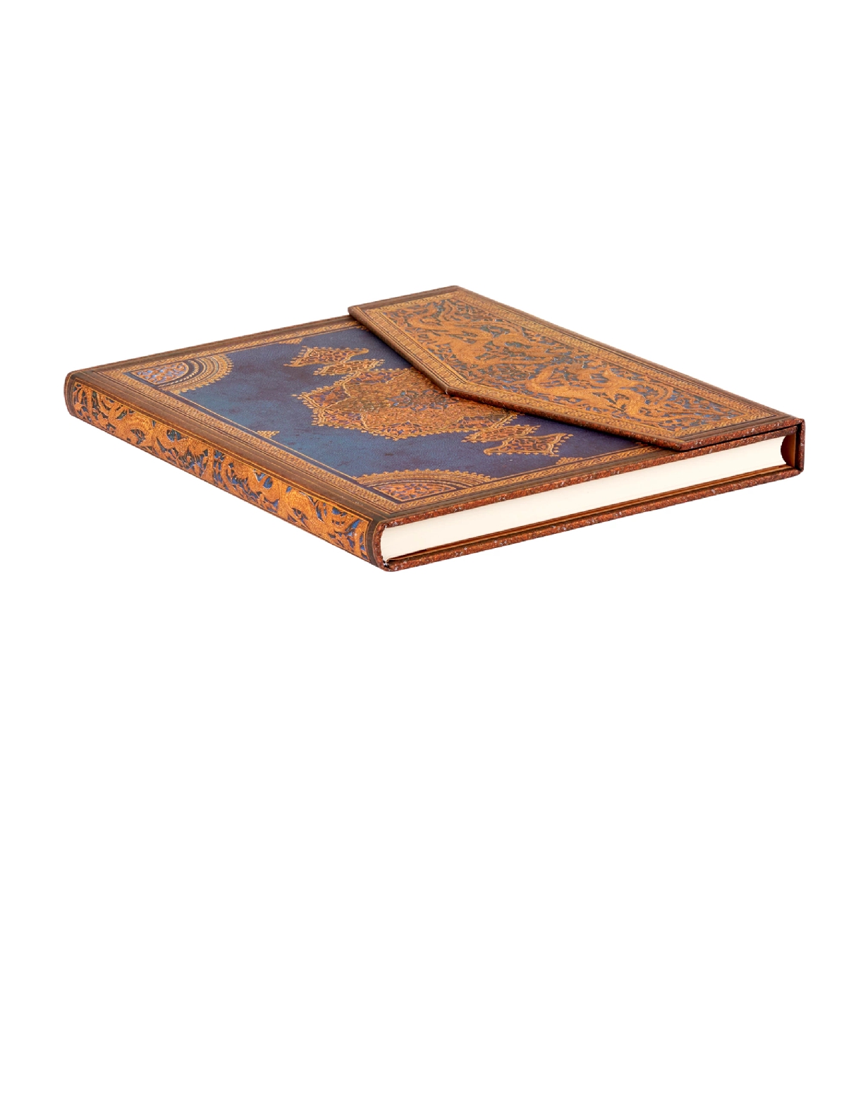Safavid Indigo, Safavid Binding Art, Ultra, Address Book, Wrap, 144 Pg, 120 GSM