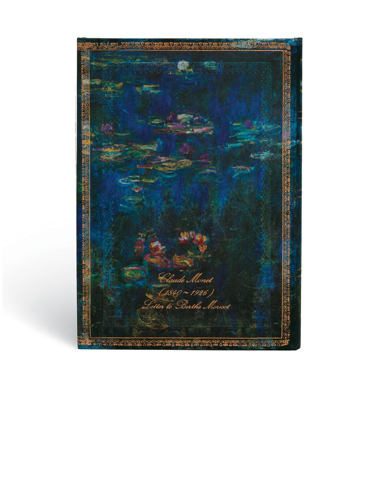 Monet (Water Lilies), Letter to Morisot Midi Lined Hardcover Journal, 144pg, 120GSM by Paperblanks (Embellished Manuscripts Collection)