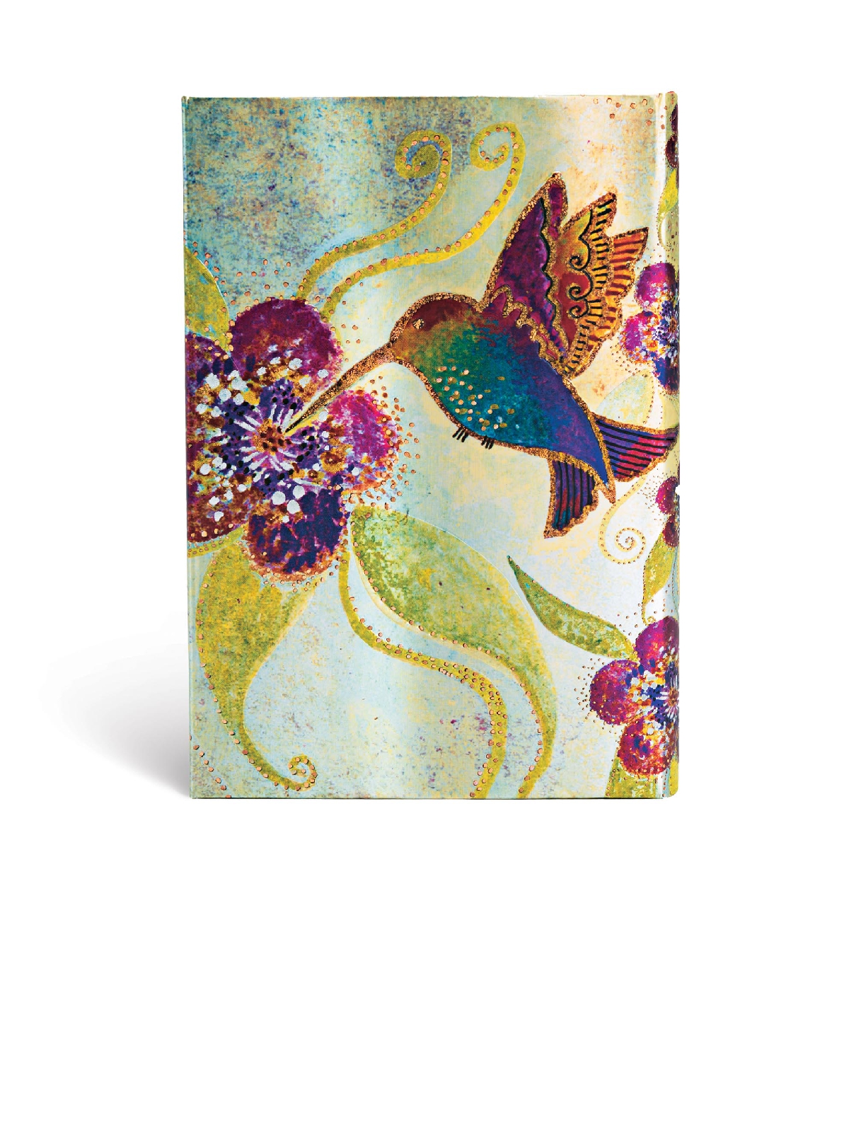 Hummingbird, Whimsical Creations, Hardcover, Mini, Lined, Wrap Closure, 176 Pg, 85 GSM