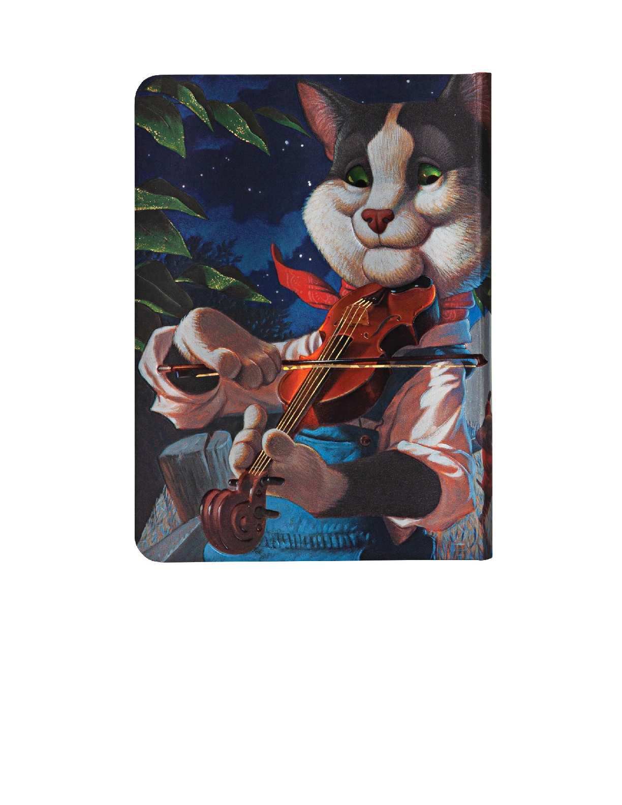 Cat and the Fiddle Midi Lined Hardcover Journal, 176pg, 85GSM by Paperblanks (Merrymakers)
