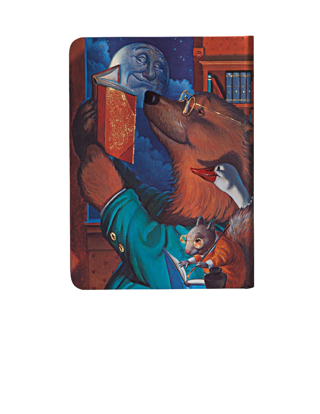 Moonlight Stories Midi Lined Hardcover Journal, 176pg, 85GSM by Paperblanks (Merrymakers)