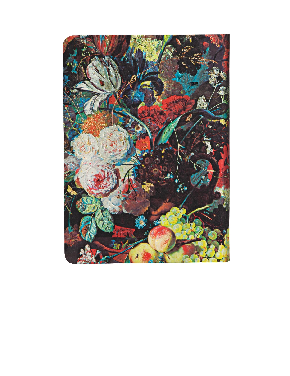 Van Huysum, Still Life Burst, Hardcover, Midi, Unlined, Elastic Band Closure, 176 Pg, 85 GSM