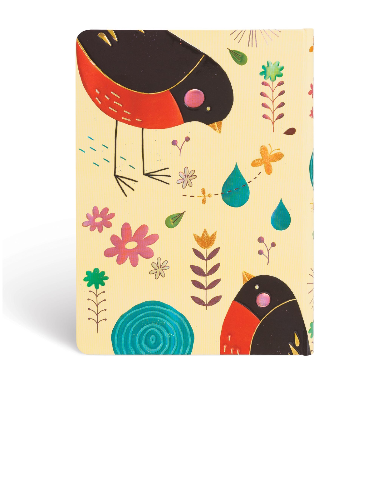 Mother Robin Midi Lined Hardcover Journal, 176pg, 85GSM by Paperblanks (Tracy Walker's Animal Friends)