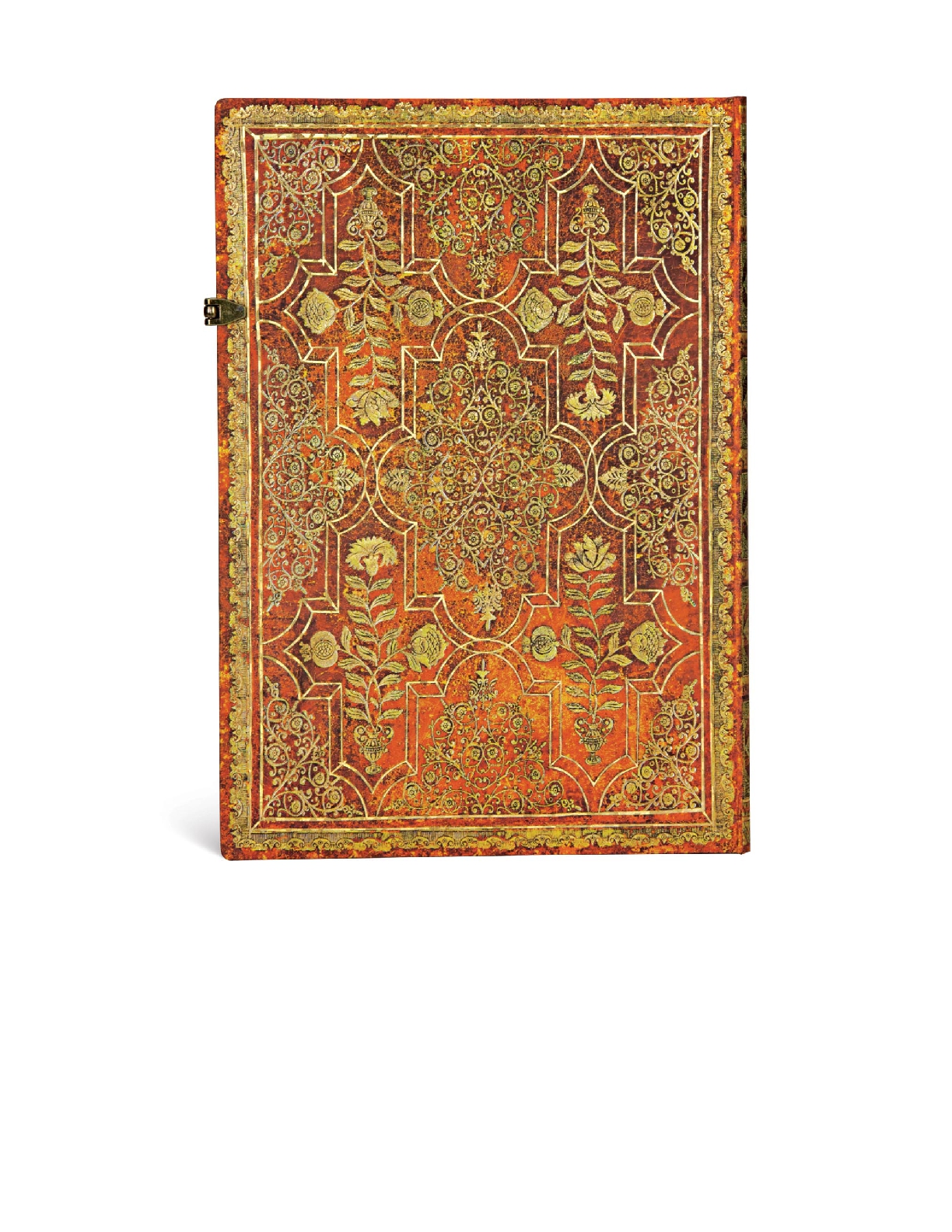 Persimmon, Fall Filigree, Hardcover, Grande, Unlined, Clasp Closure, 128 Pg, 120 GSM
