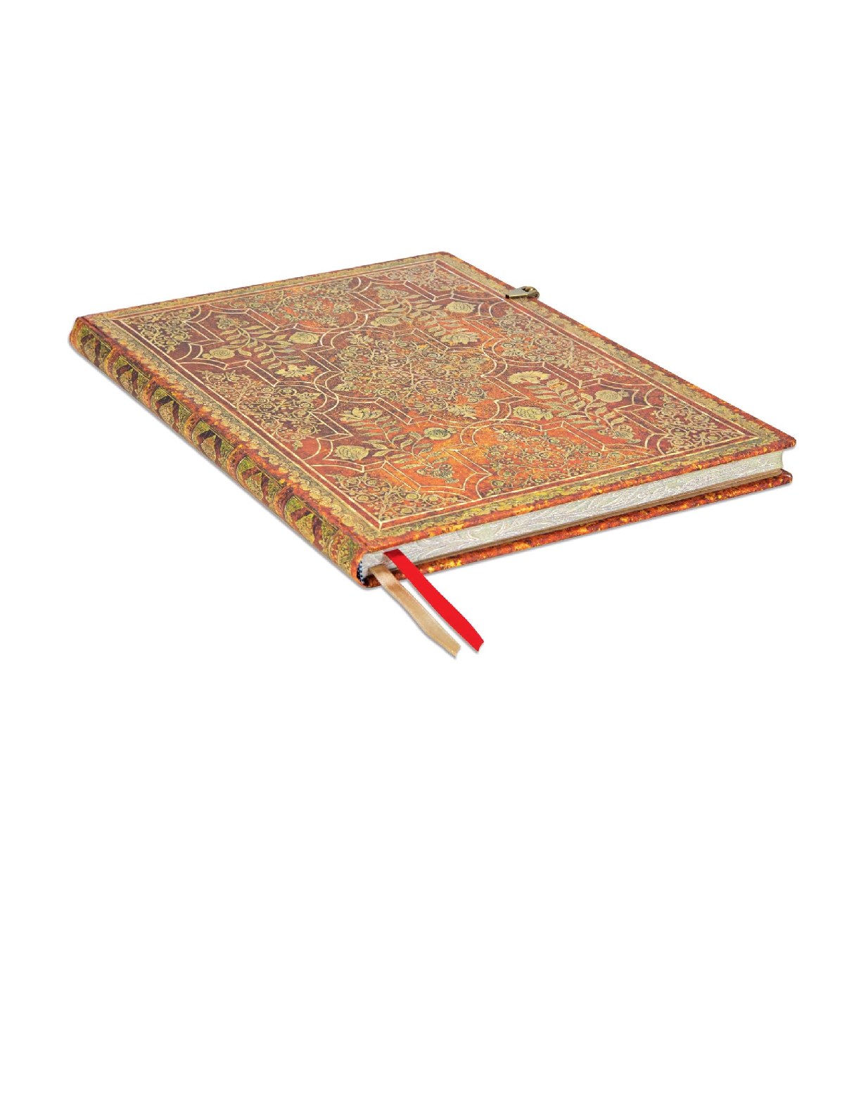 Persimmon, Fall Filigree, Hardcover, Grande, Unlined, Clasp Closure, 128 Pg, 120 GSM