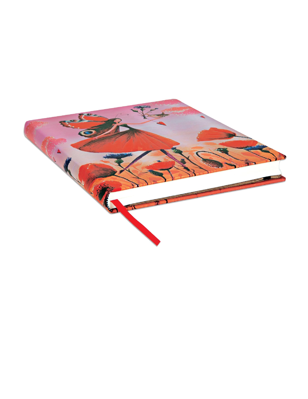 Poppy Field, Mila Marquis Collection, 5-Year Snapshot Journal, Ultra, Elastic Band Closure, 192 Pg, 120 GSM