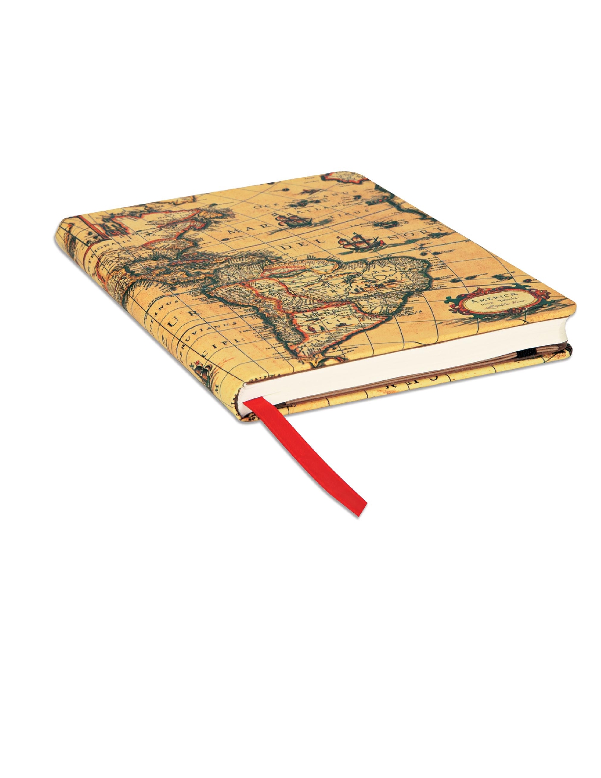 Western Hemisphere Midi Lined Hardcover Journal, 176pg, 85GSM by Paperblanks (Early Cartography)