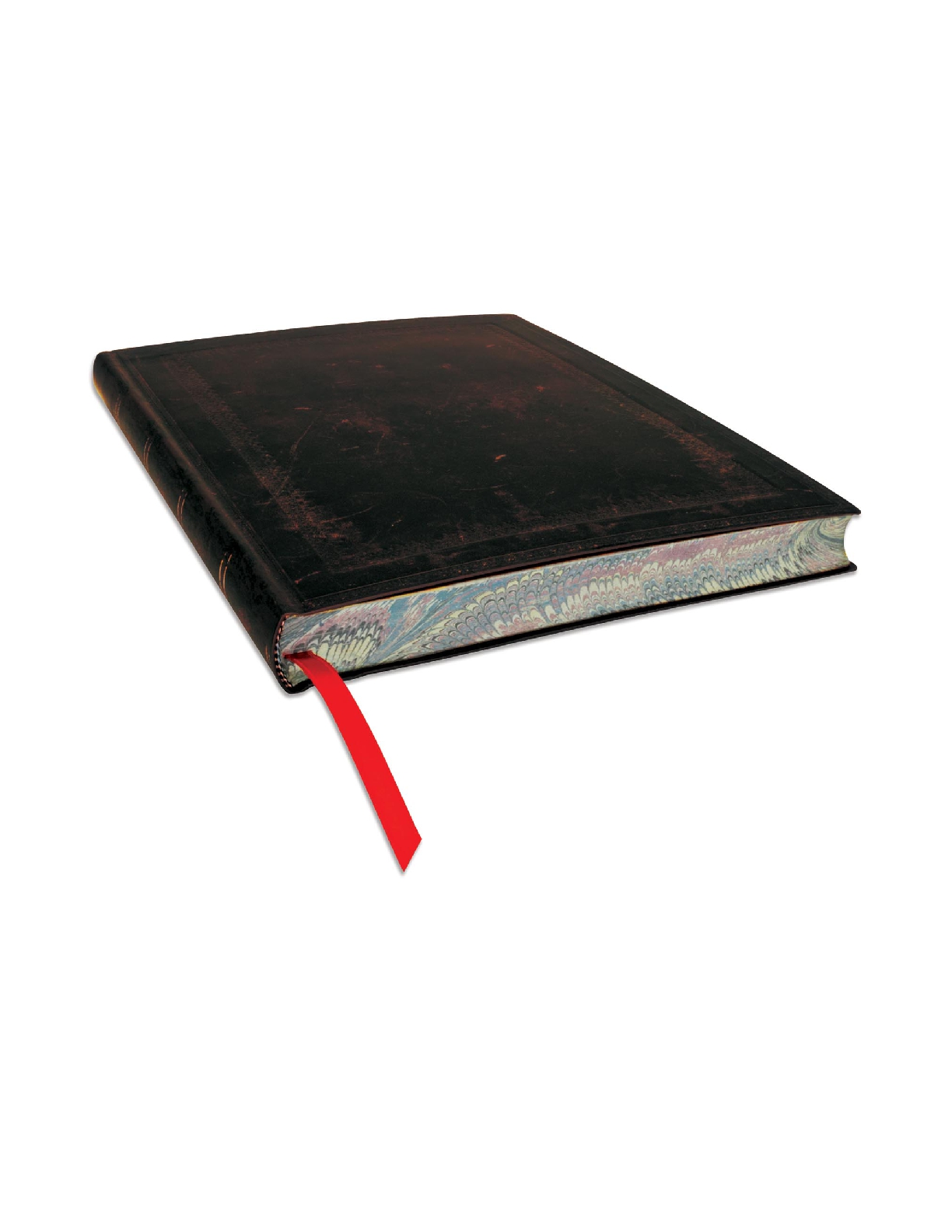 Black Moroccan Bold, Old Leather Collection, Softcover Flexi, Ultra, Unlined, 240 Pg, 100 GSM