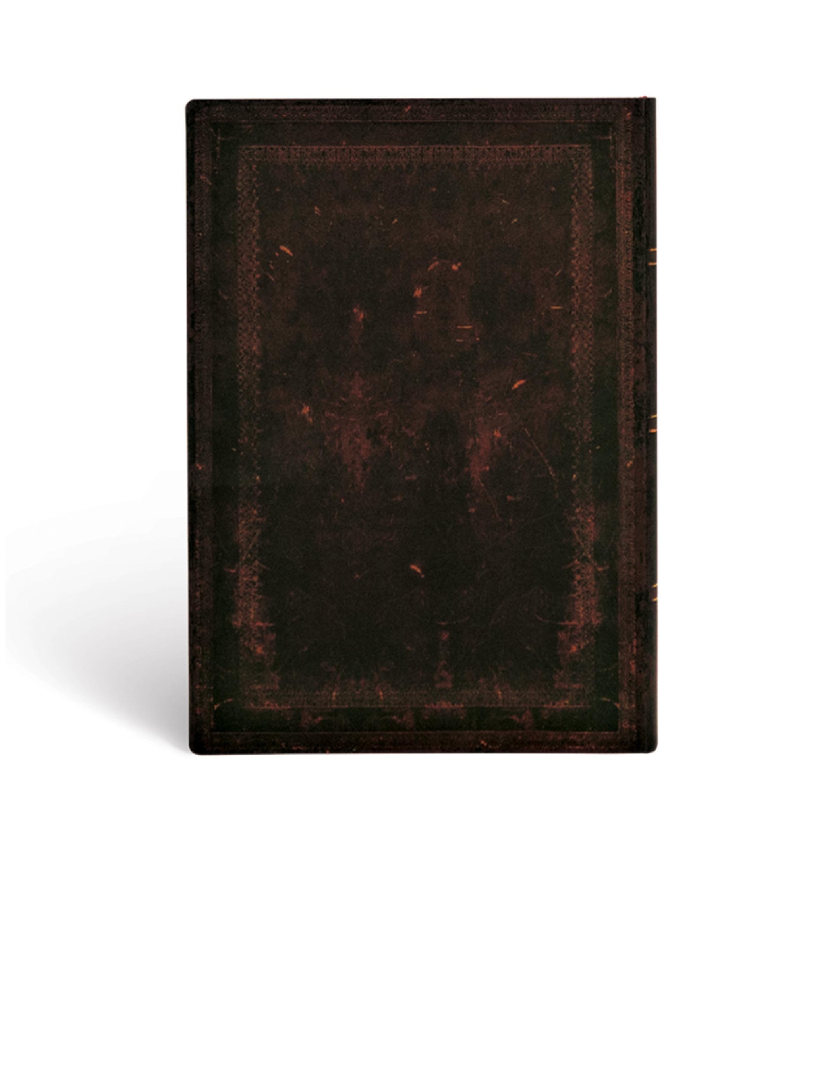 Black Moroccan Bold, Old Leather Collection, Softcover Flexi, Midi, Unlined, 240 Pg, 100 GSM