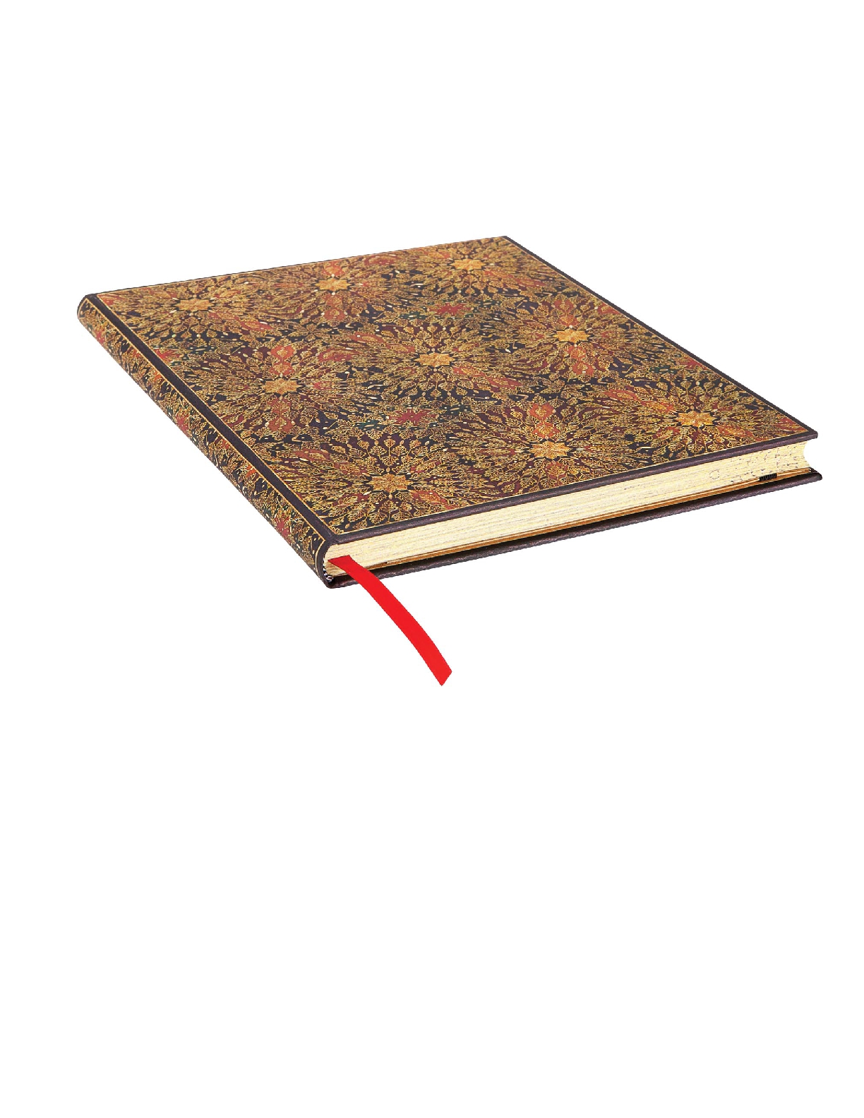 Fire Flowers, Hardcover, Ultra, Lined, Elastic Band Closure, 144 Pg, 120 GSM