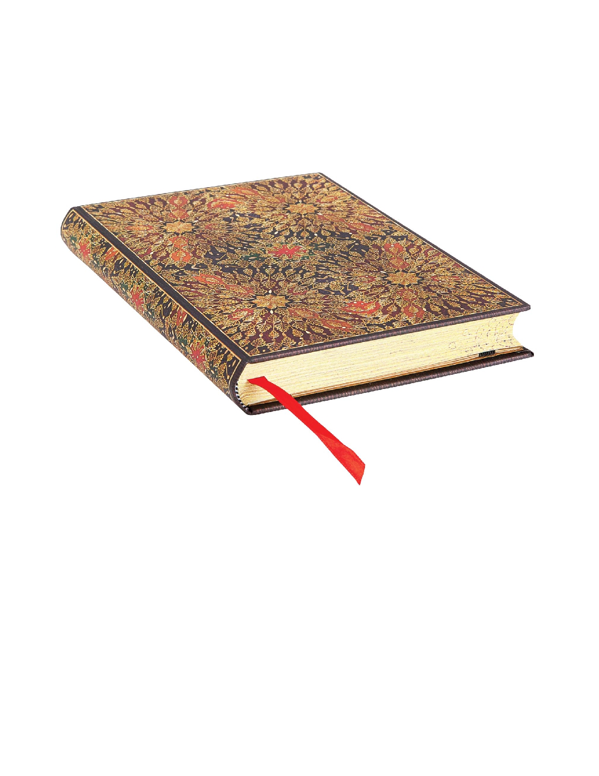 Fire Flowers, Hardcover, Midi, Lined, Elastic Band Closure, 240 Pg, 120 GSM