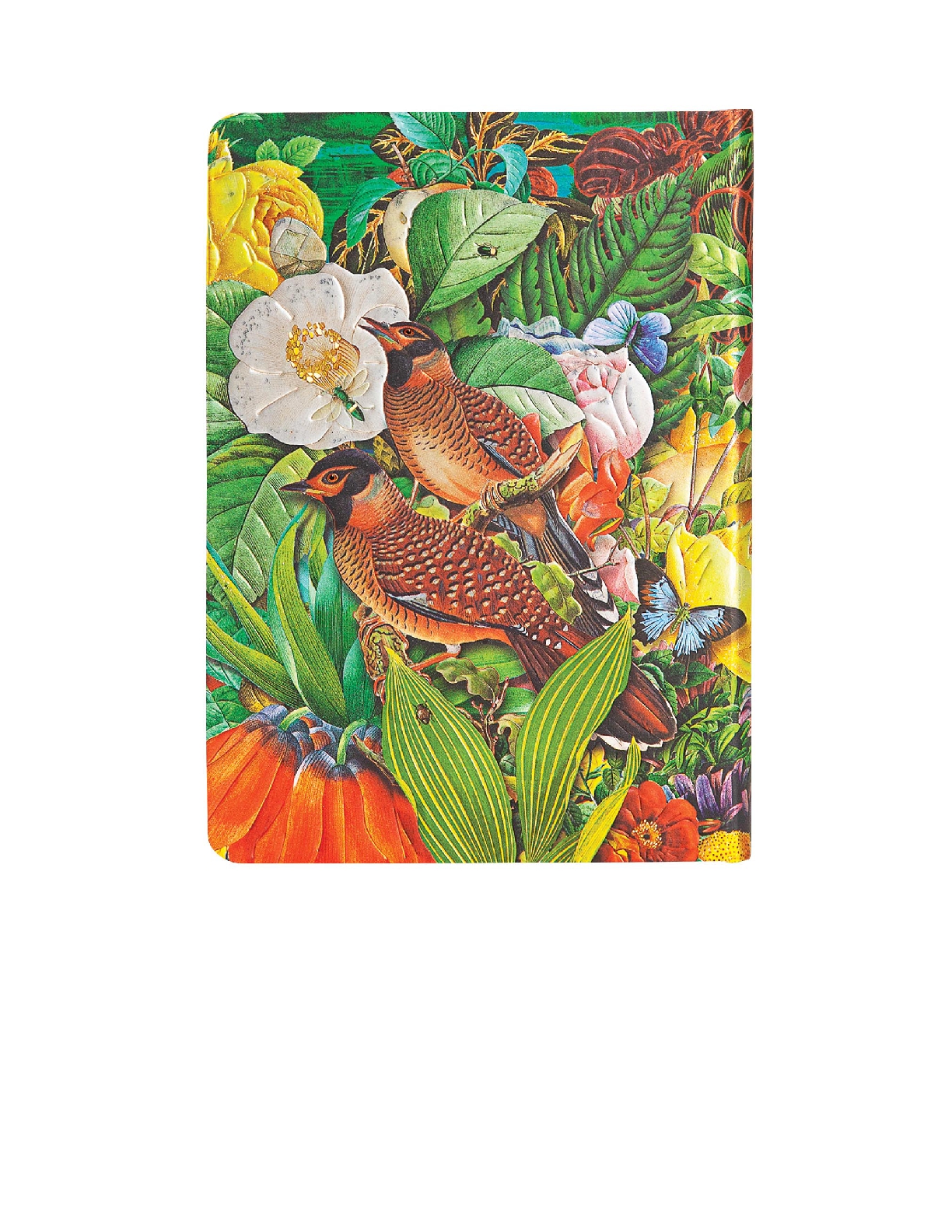 Moon Garden, Nature Montages, Hardcover, Midi, Unlined, Elastic Band Closure, 144 Pg, 120 GSM