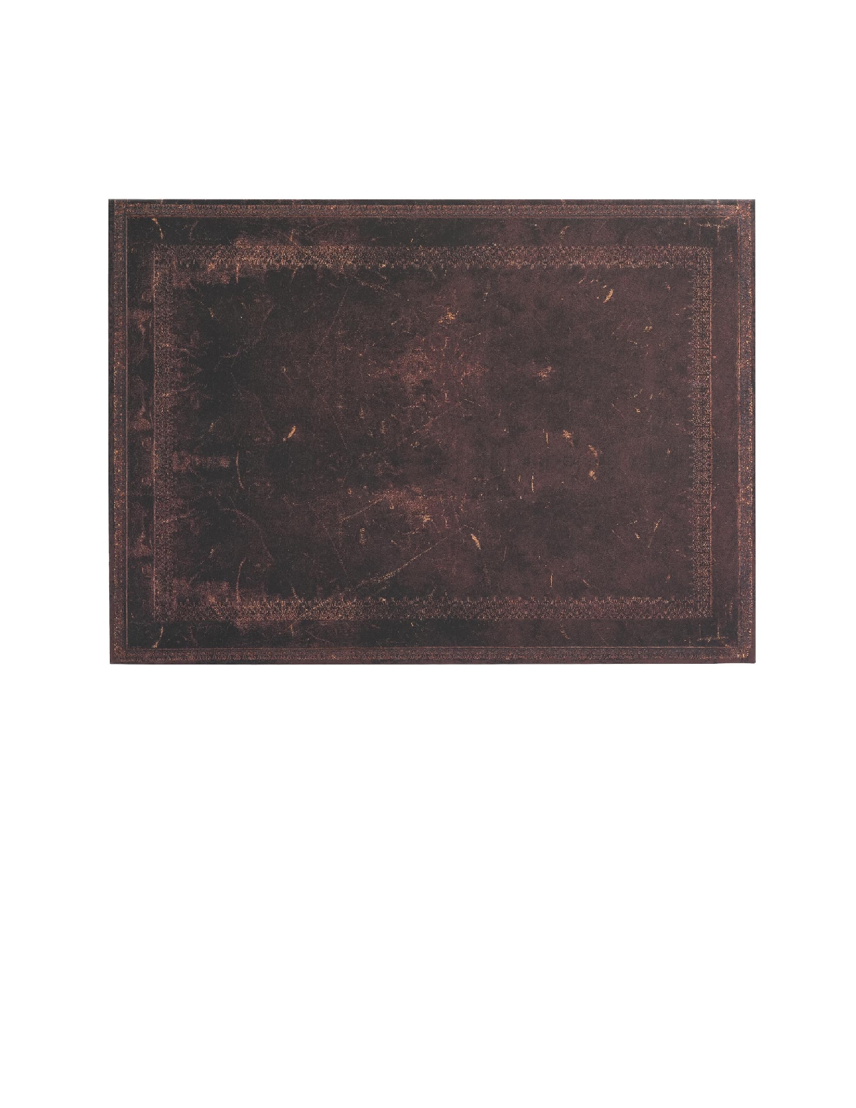 Black Moroccan Bold, Old Leather Collection, Document Folder, Wrap Closure