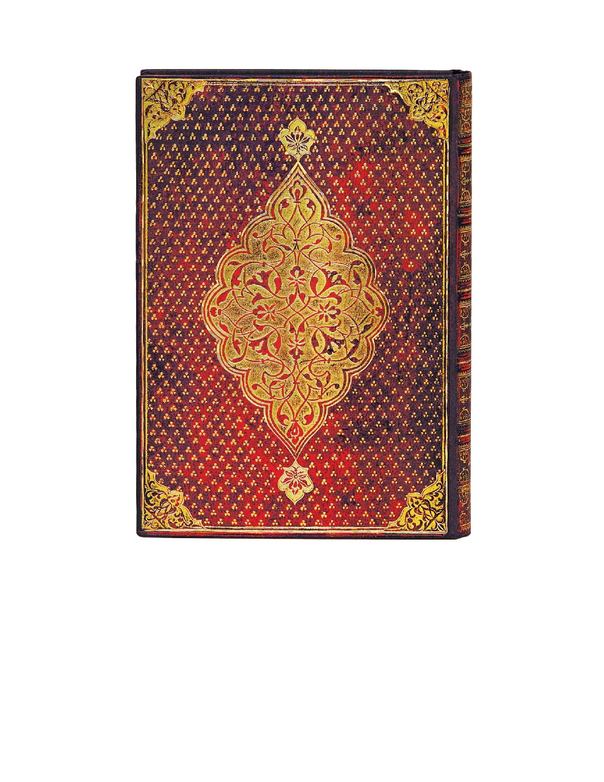 Golden Trefoil Midi Unlined Hardcover Journal, 240pg, 120GSM by Paperblanks (Golden Trefoil)