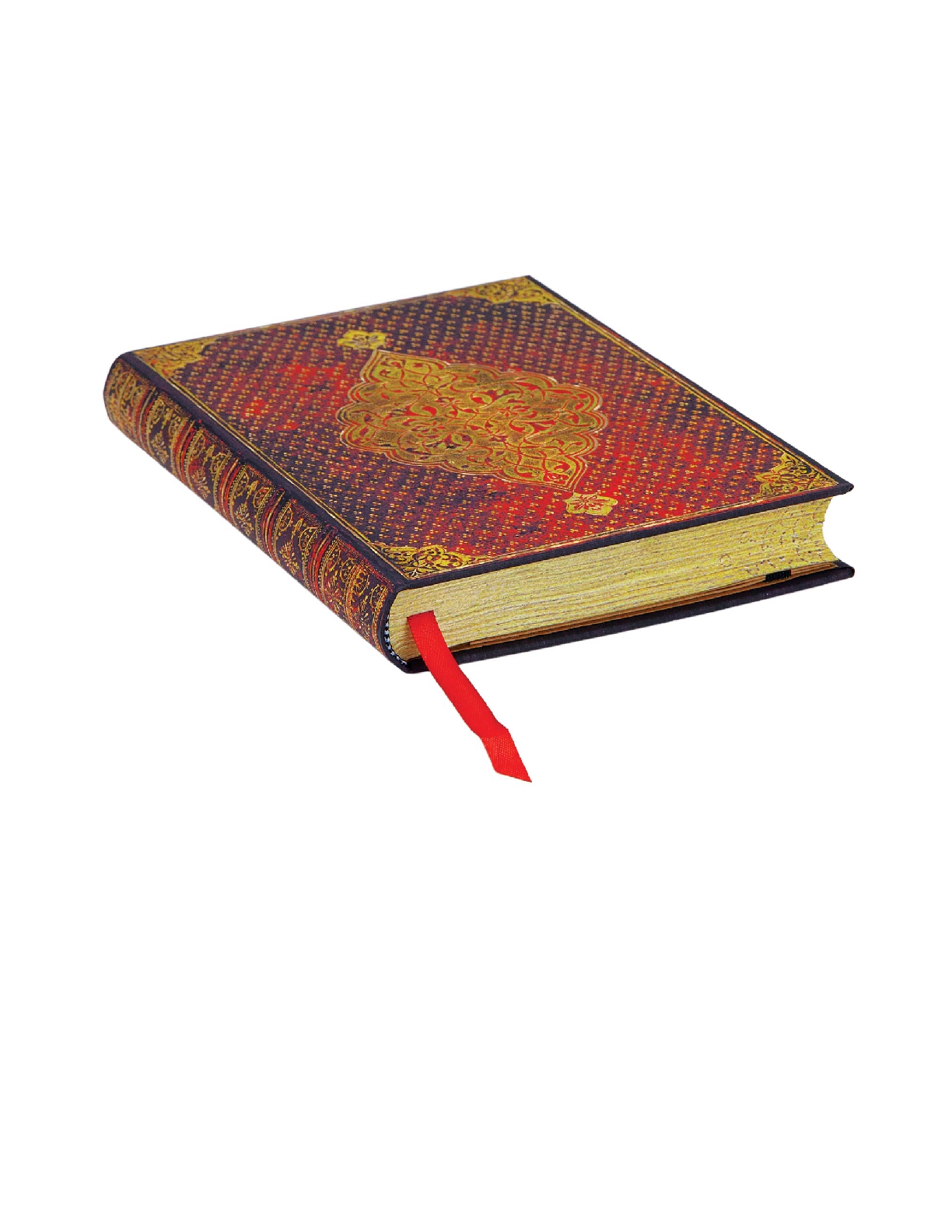 Golden Trefoil Midi Unlined Hardcover Journal, 240pg, 120GSM by Paperblanks (Golden Trefoil)
