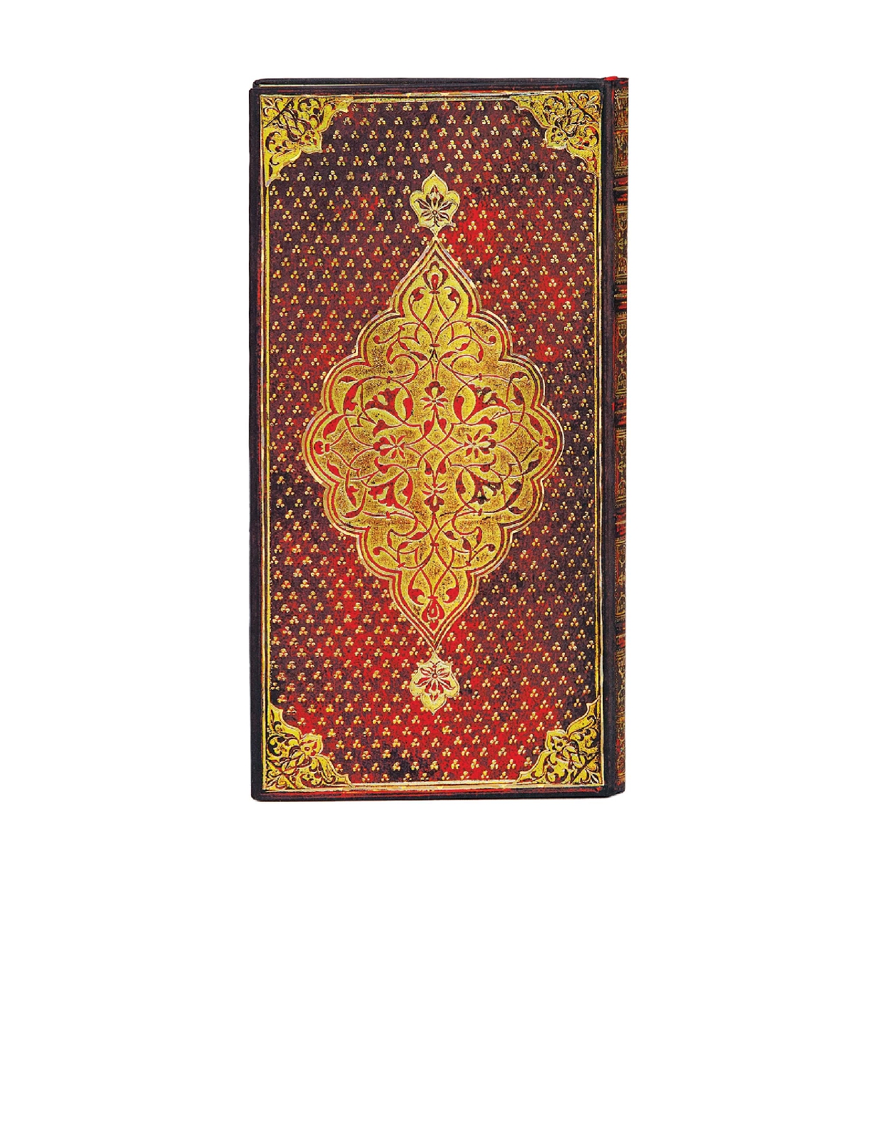 Golden Trefoil Slim Lined Hardcover Journal, 176pg, 85GSM by Paperblanks (Golden Trefoil)