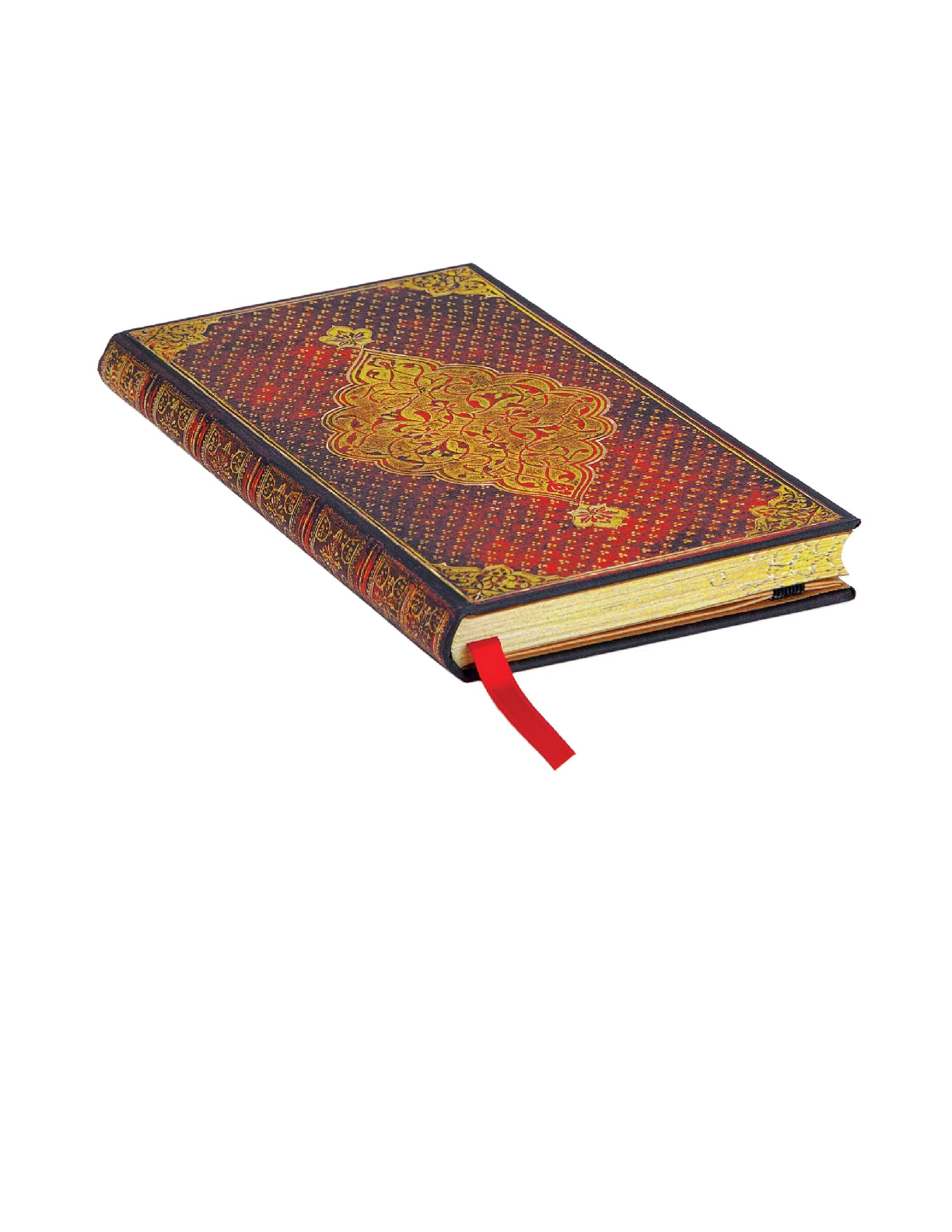 Golden Trefoil Slim Lined Hardcover Journal, 176pg, 85GSM by Paperblanks (Golden Trefoil)