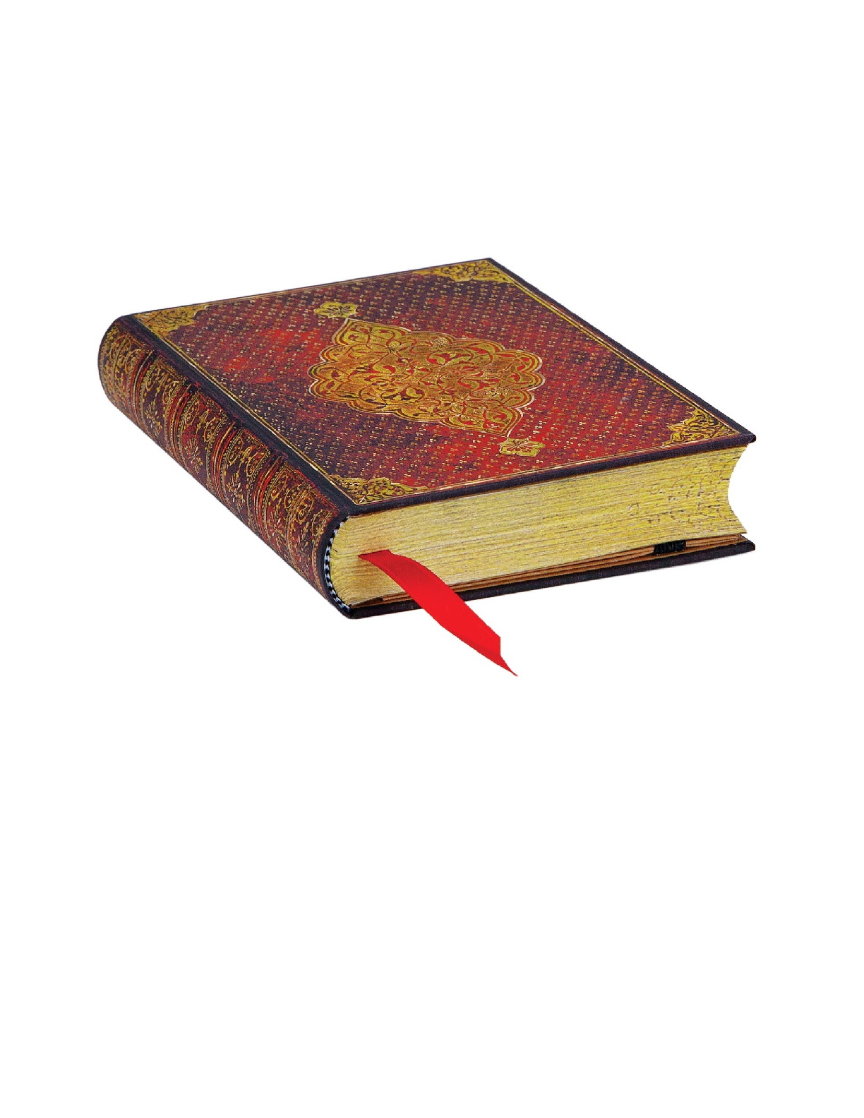 Golden Trefoil Mini Lined Hardcover Journal, 240pg, 120GSM by Paperblanks (Golden Trefoil)