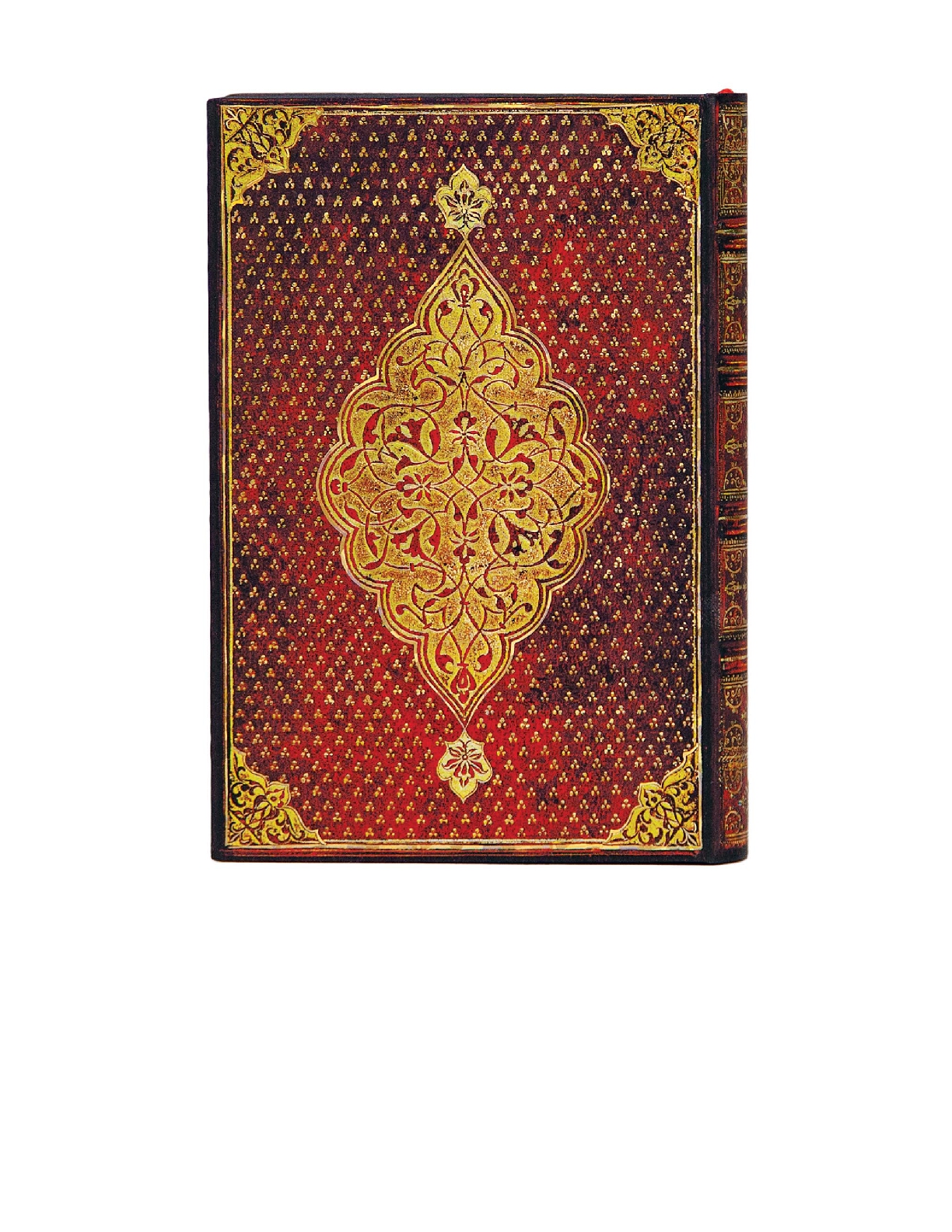 Golden Trefoil Mini Unlined Hardcover Journal, 240pg, 120GSM by Paperblanks (Golden Trefoil)