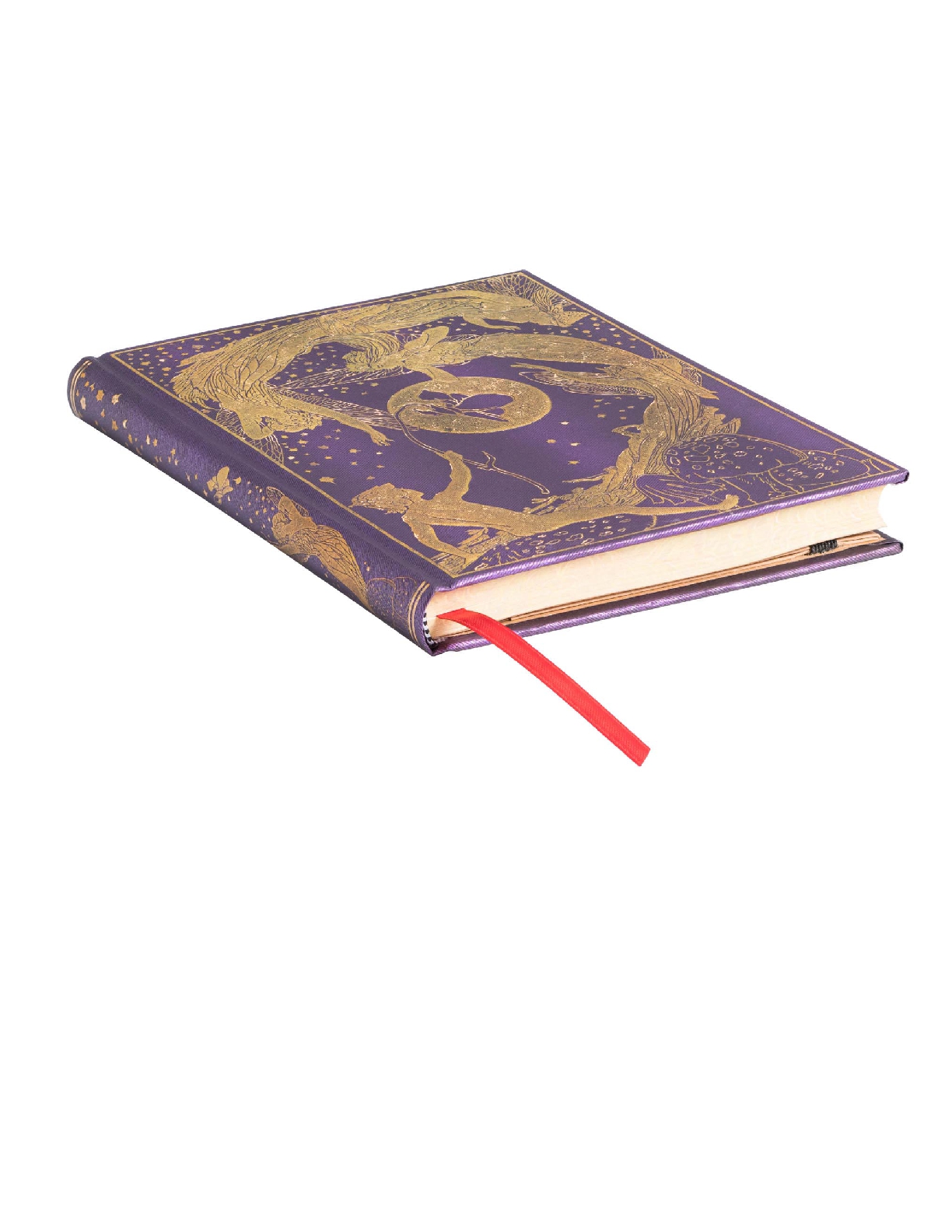 Violet Fairy, Lang's Fairy Books, Hardcover, Midi, Lined, Elastic Band Closure, 144 Pg, 120 GSM