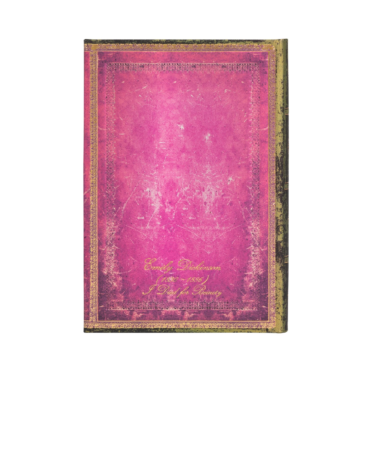 Emily Dickinson, I Died for Beauty, Embellished Manuscripts Collection, Hardcover, Mini, Lined, Wrap Closure, 176 Pg, 85 GSM