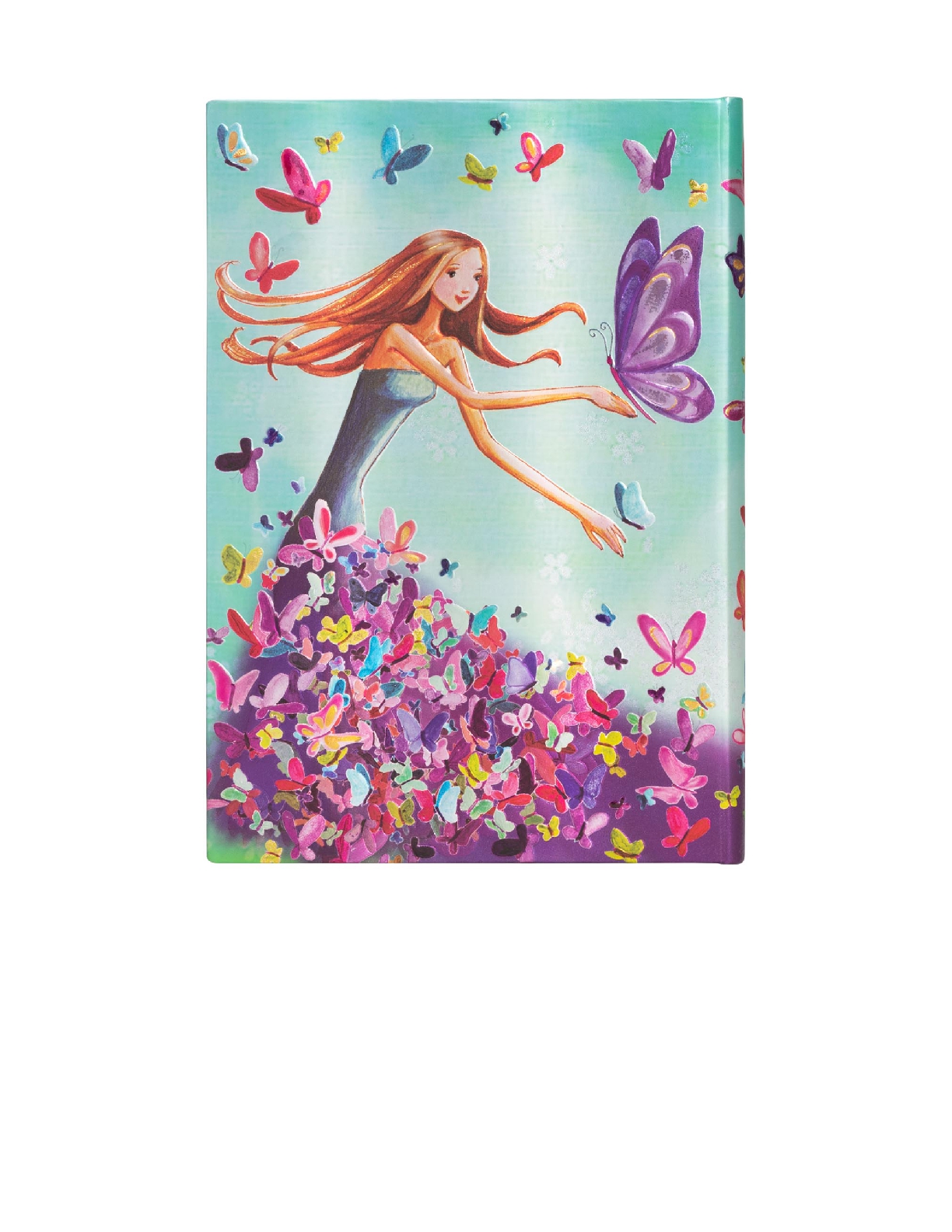 Summer Butterflies, Mila Marquis Collection, Hardcover, Midi, Lined, Elastic Band Closure, 144 Pg, 120 GSM