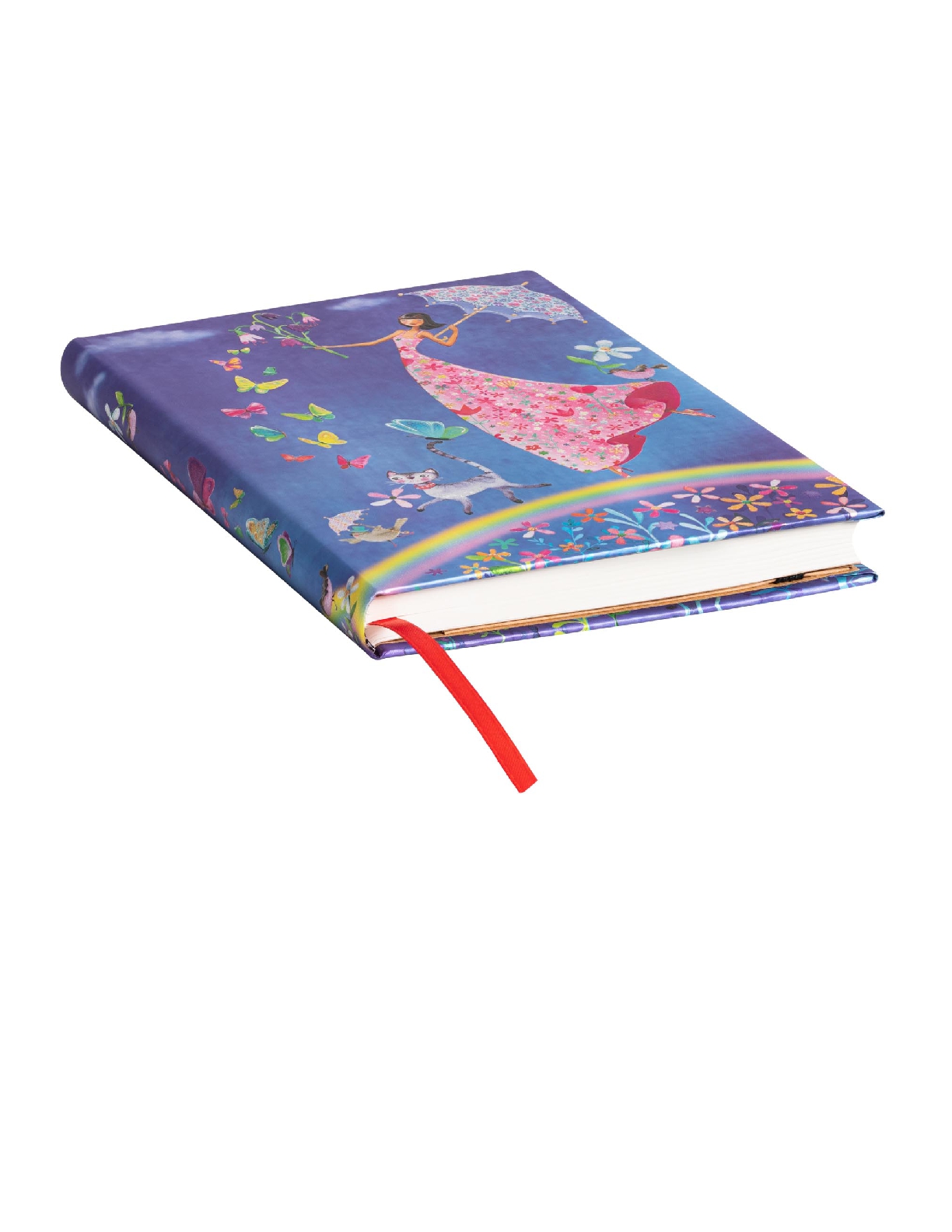 Spring Rainbow Midi Lined Hardcover Journal, 144pg, 120GSM by Paperblanks (Mila Marquis Collection)