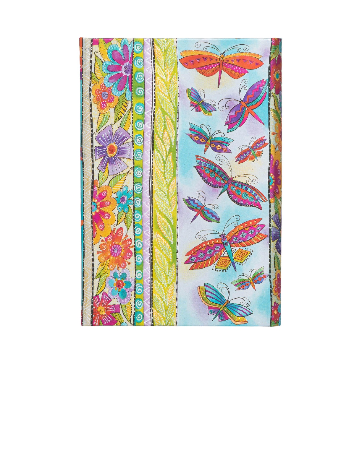 Hummingbirds & Flutterbyes, Playful Creations, Hardcover, Mini, Lined, Wrap Closure, 176 Pg, 85 GSM