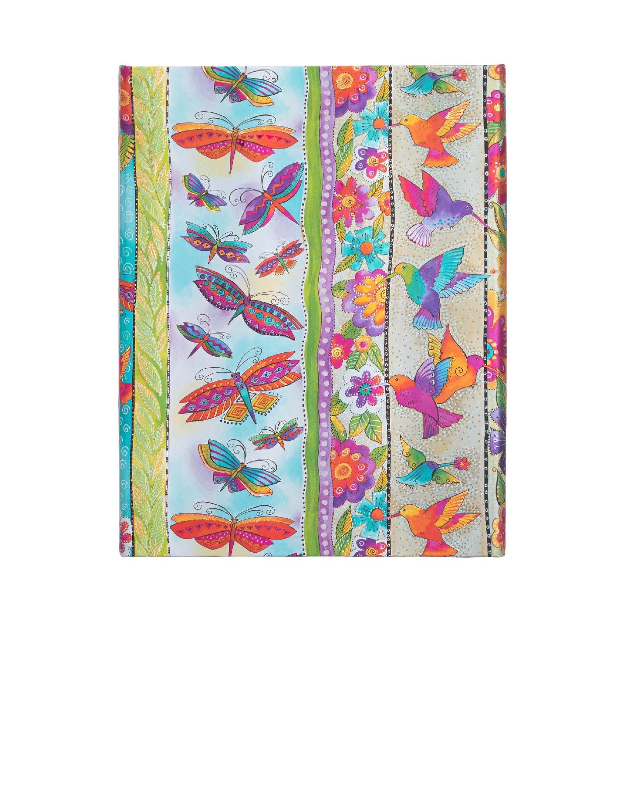 Hummingbirds & Flutterbyes Ultra Lined Hardcover Journal, 144pg, 120GSM, Laurel Burch Collection by Paperblanks (Playful Creations)