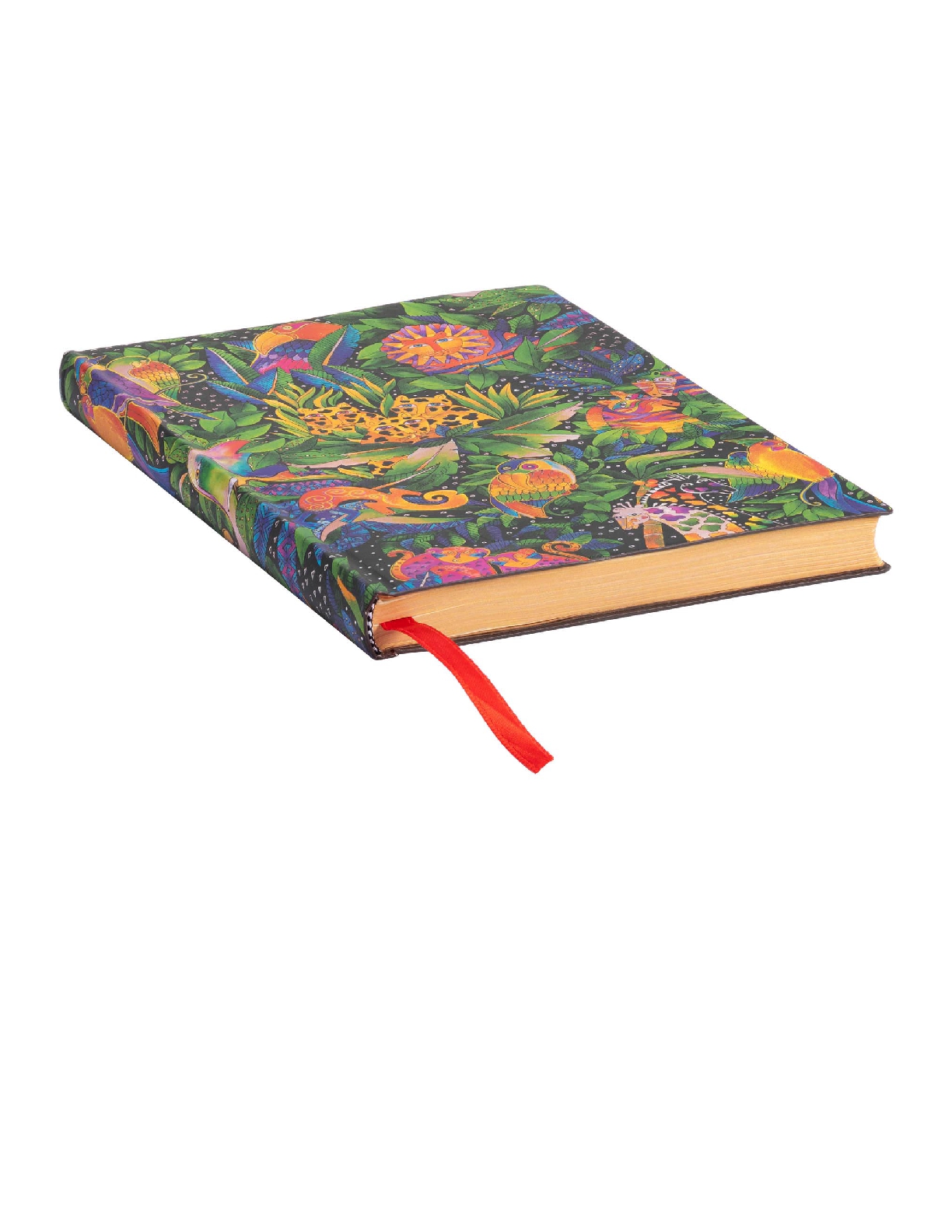 Jungle Song Midi Lined Softcover Journal, 176pg, 100GSM, Laurel Burch Collection by Paperblanks (Whimsical Creations)