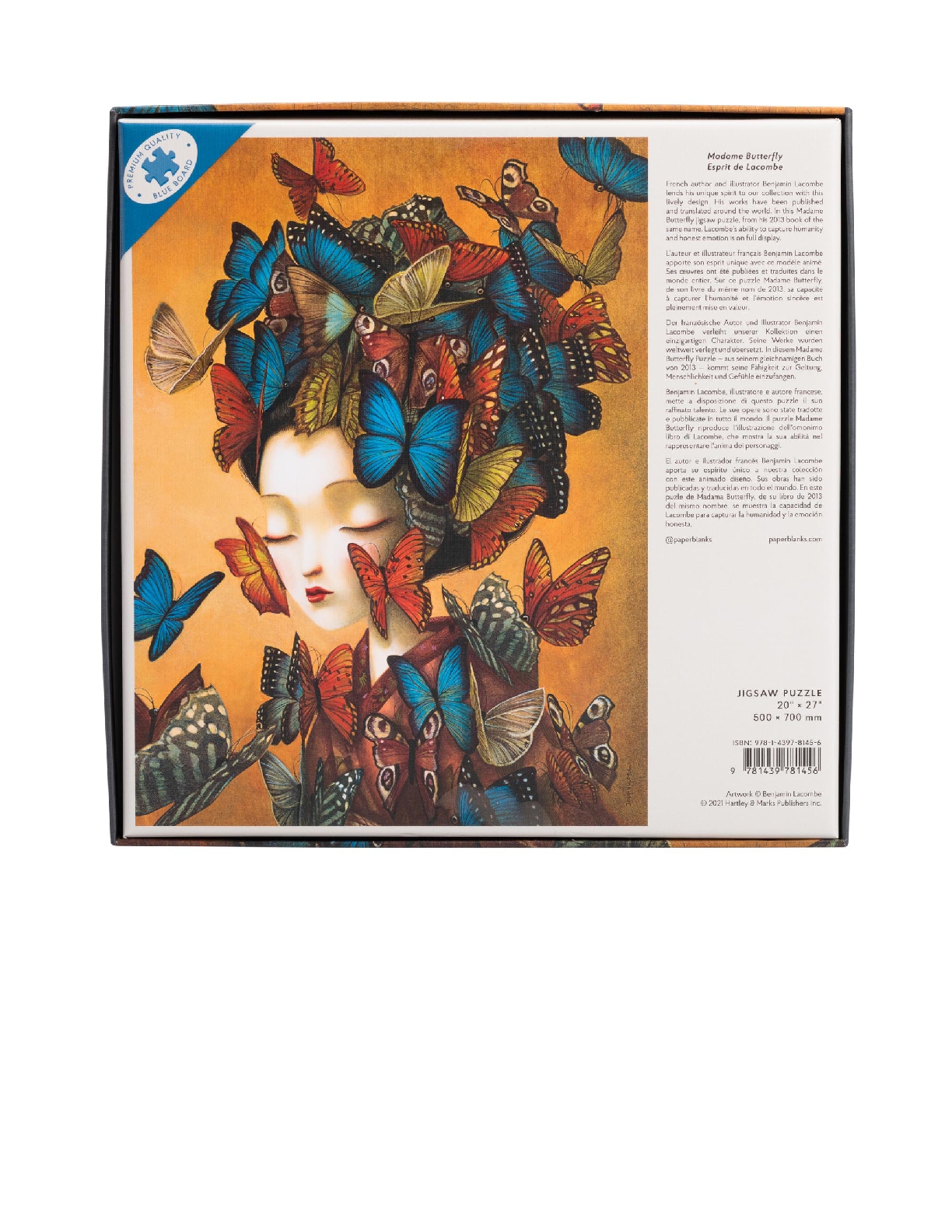 Madame Butterfly, Esprit de Lacombe, Puzzle, 1000 PC