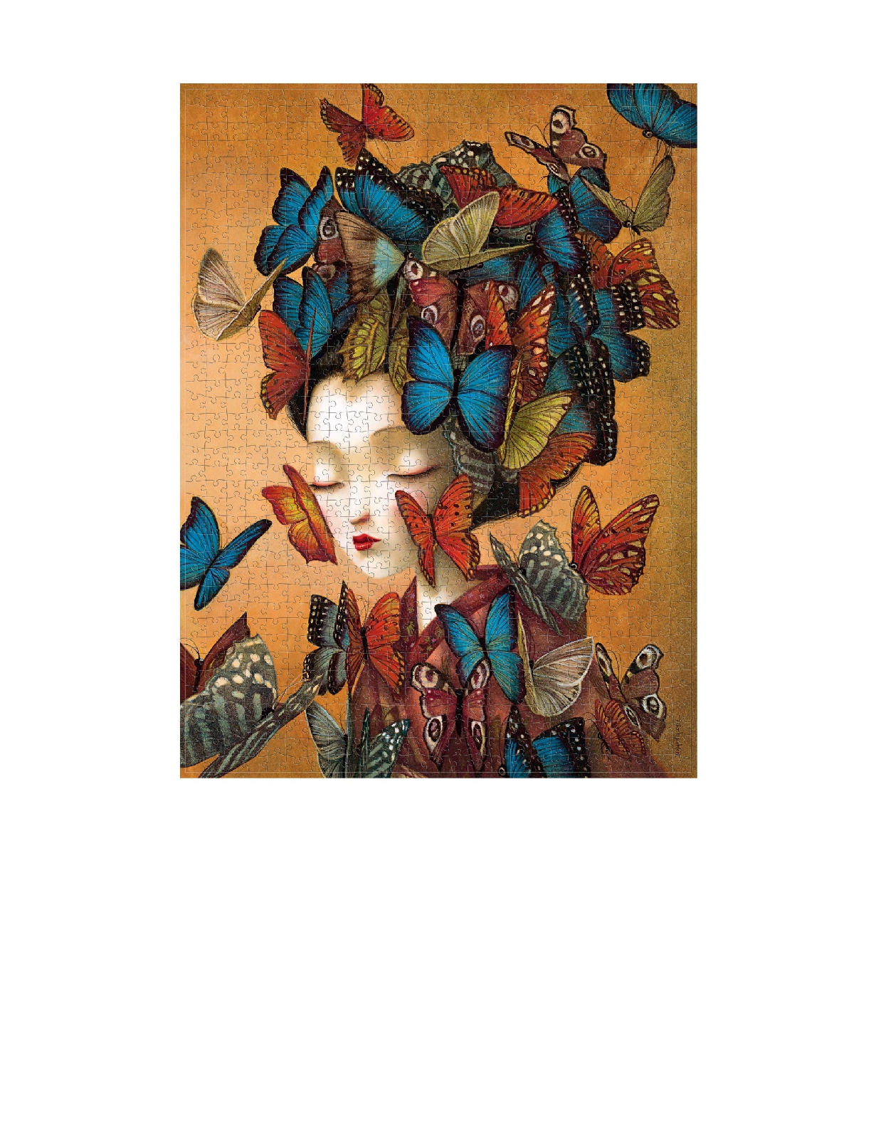 Madame Butterfly, Esprit de Lacombe, Puzzle, 1000 PC