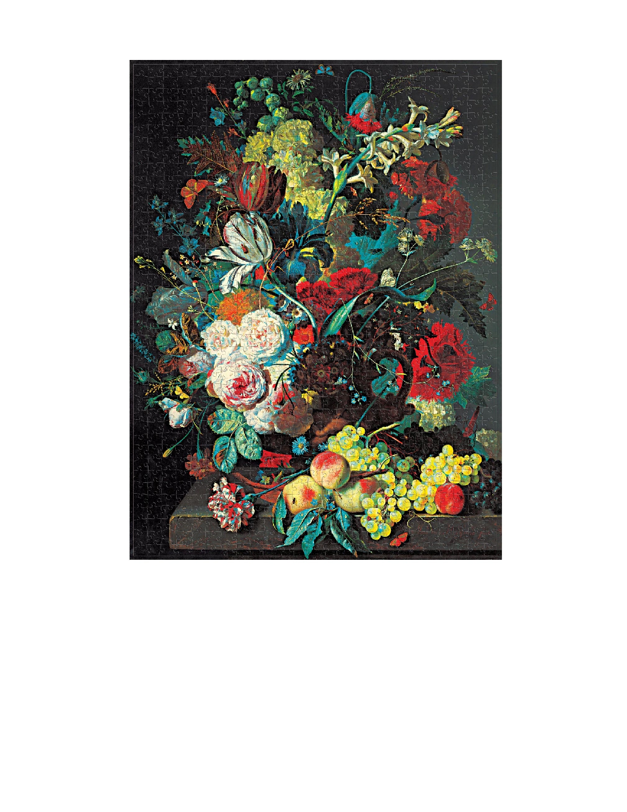 Van Huysum 1000 Piece Jigsaw Puzzle by Paperblanks (Still Life Burst)