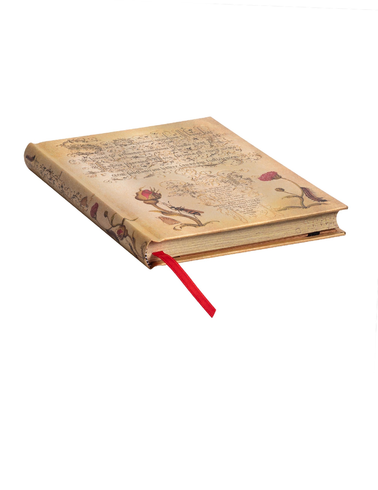 Flemish Rose Midi Unlined Hardcover Journal, 144pg, 120GSM by Paperblanks (Mira Botanica)