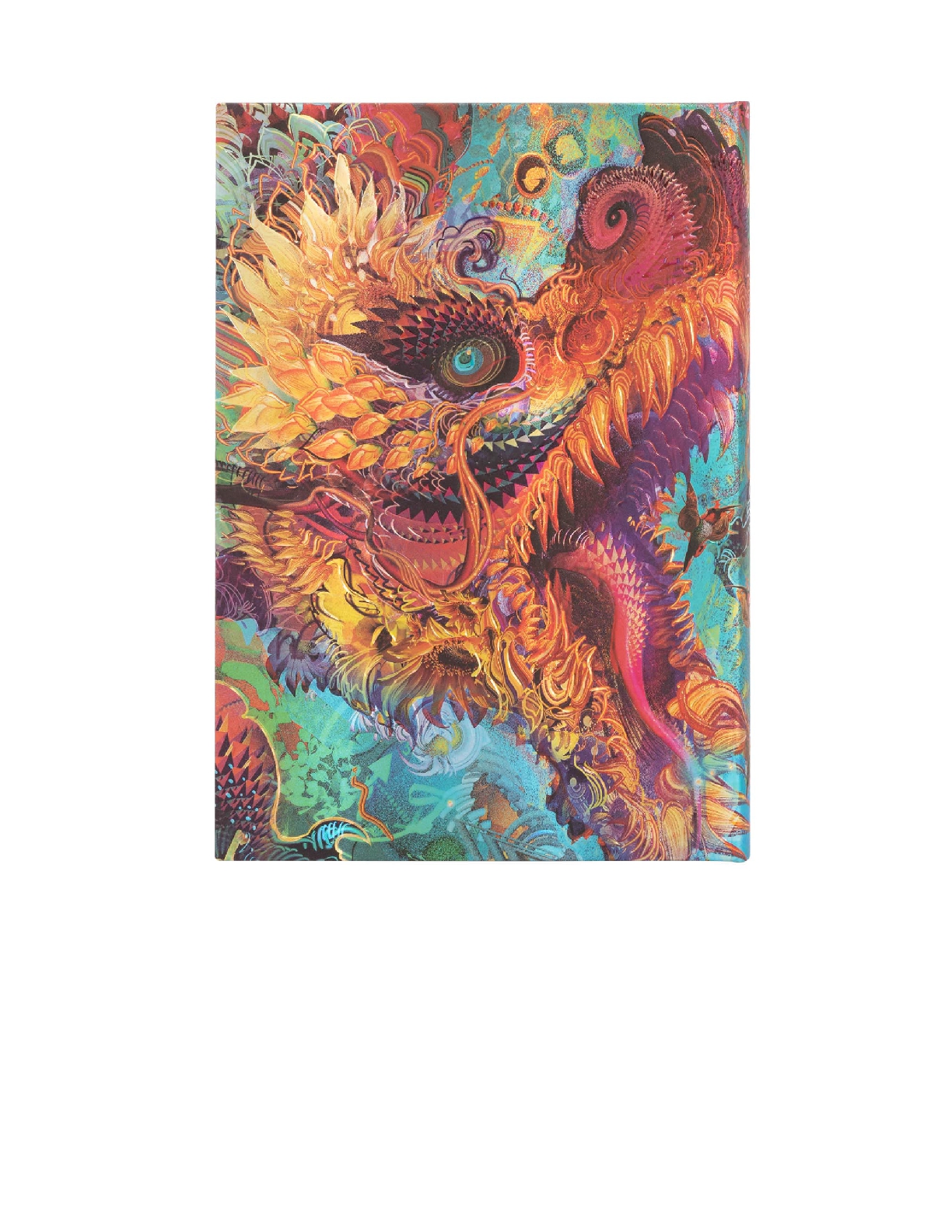 Humming Dragon, Android Jones Collection, Hardcover, Midi, Lined, Elastic Band Closure, 144 Pg, 120 GSM