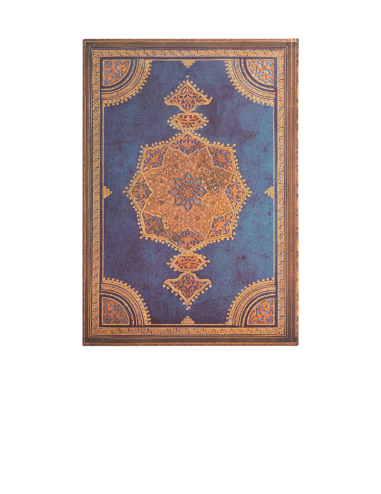 Safavid Indigo, Safavid Binding Art, Hardcover, Grande, Unlined, Elastic Band Closure, 128 Pg, 120 GSM