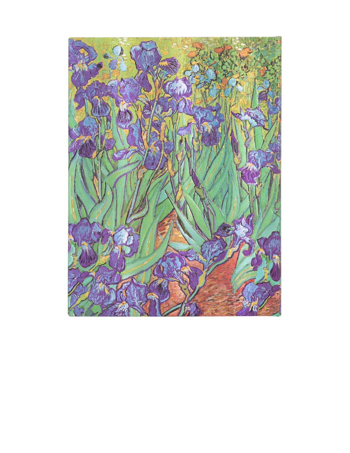 Van Gogh's Irises, Hardcover, Ultra, Lined, Elastic Band Closure, 144 Pg, 120 GSM