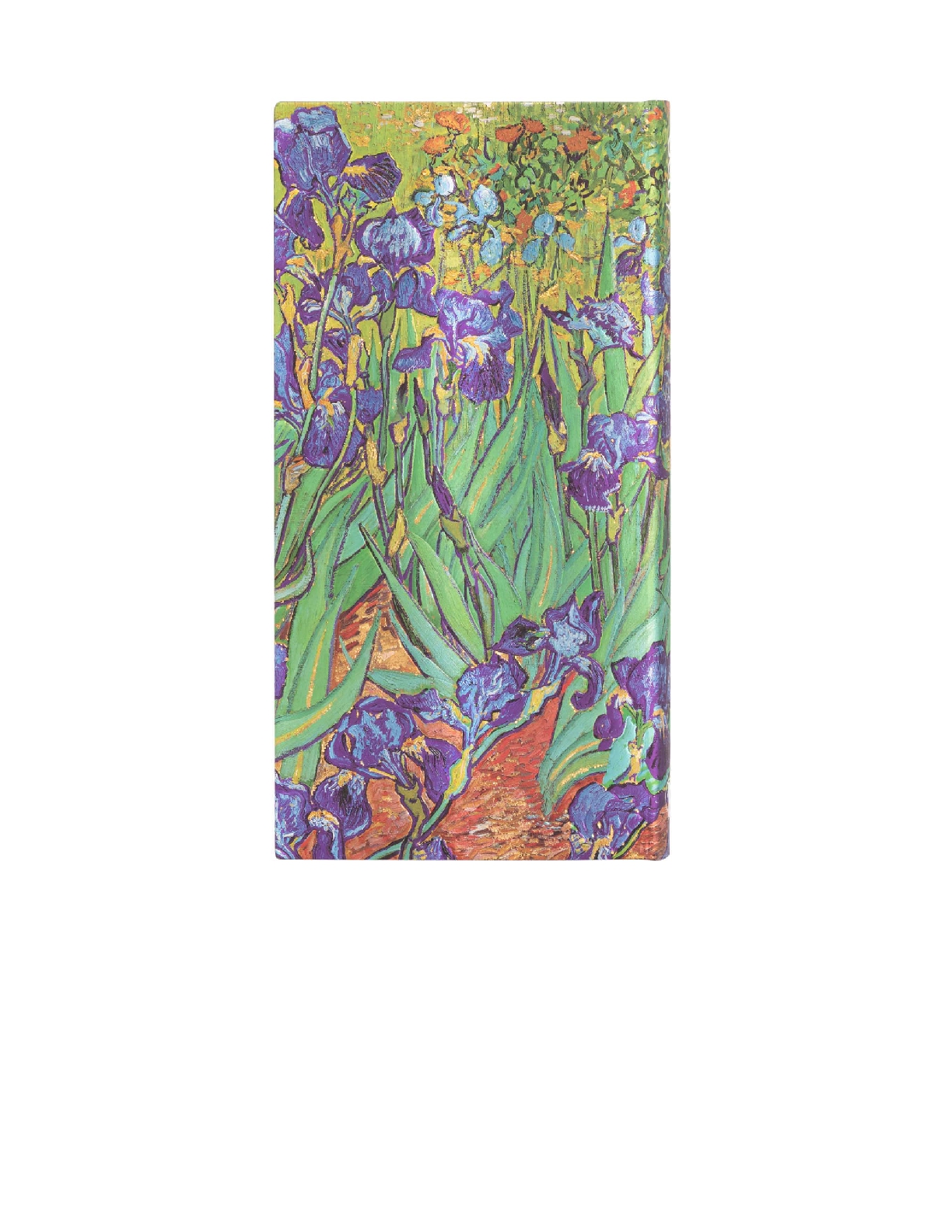 Van Gogh's Irises, Hardcover, Slim, Lined, Elastic Band Closure, 176 Pg, 85 GSM