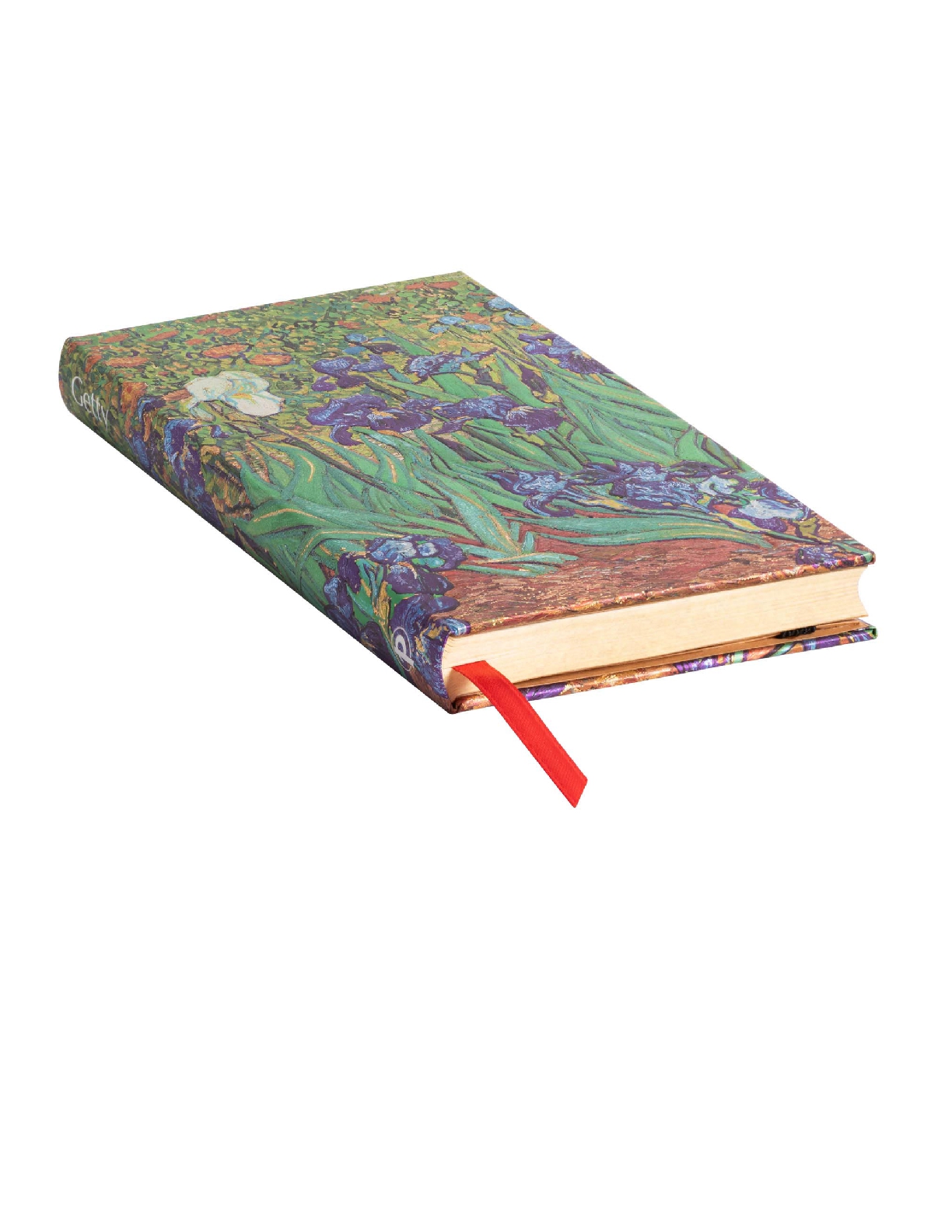 Van Gogh's Irises, Hardcover, Slim, Lined, Elastic Band Closure, 176 Pg, 85 GSM