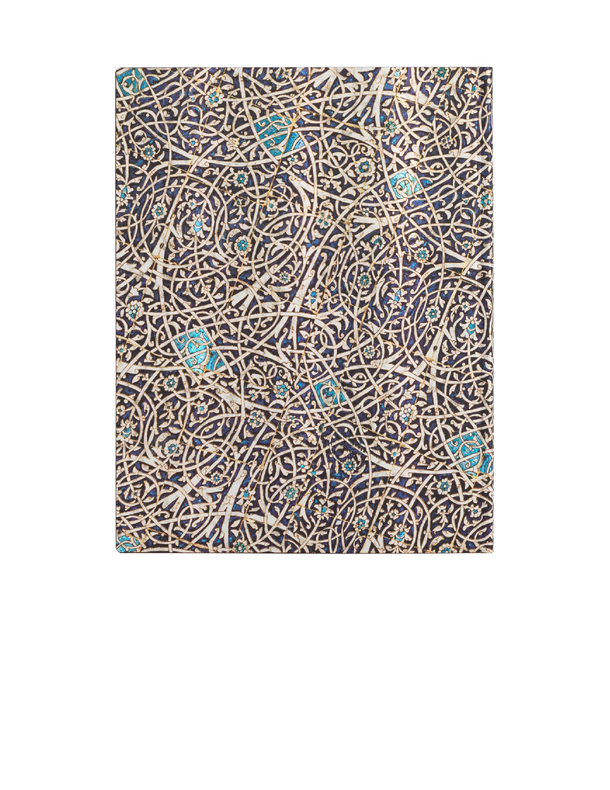 Granada Turquoise, Moorish Mosaic, Softcover Flexi, Ultra, Unlined, 176 Pg, 100 GSM