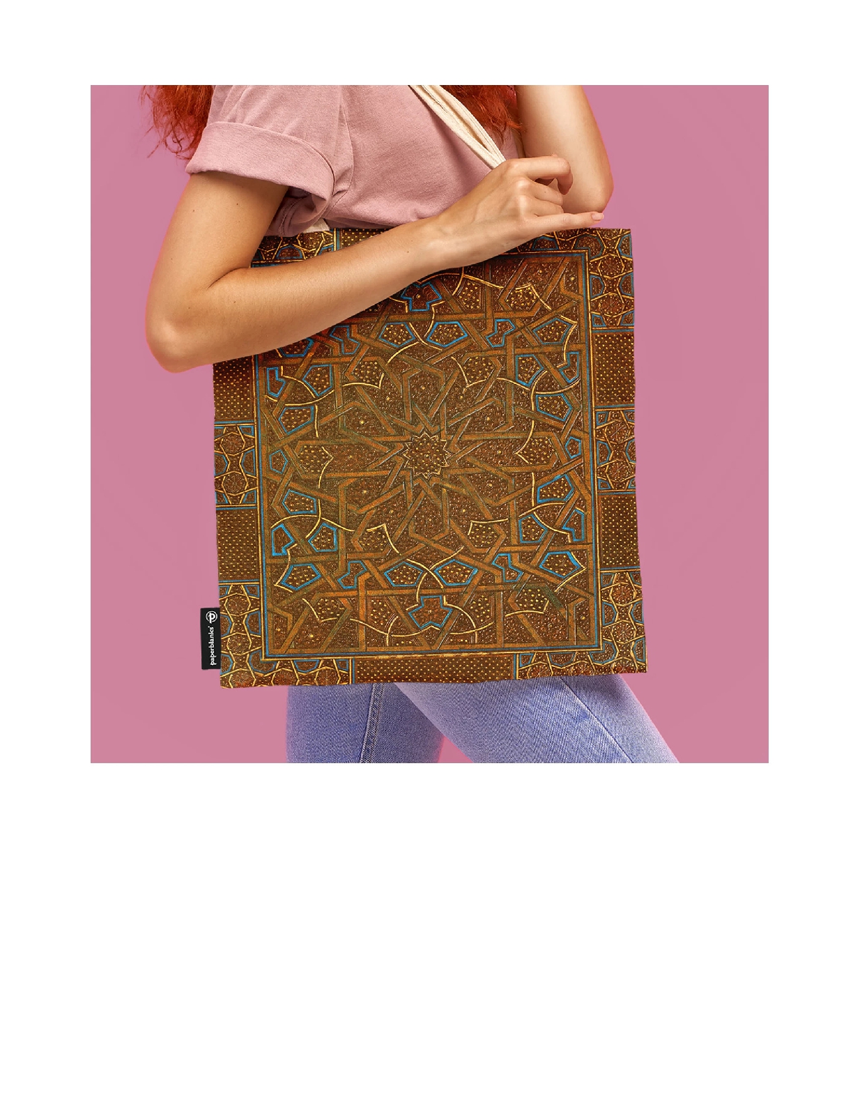 Midnight Star Canvas Bag by Paperblanks (Cairo Atelier)