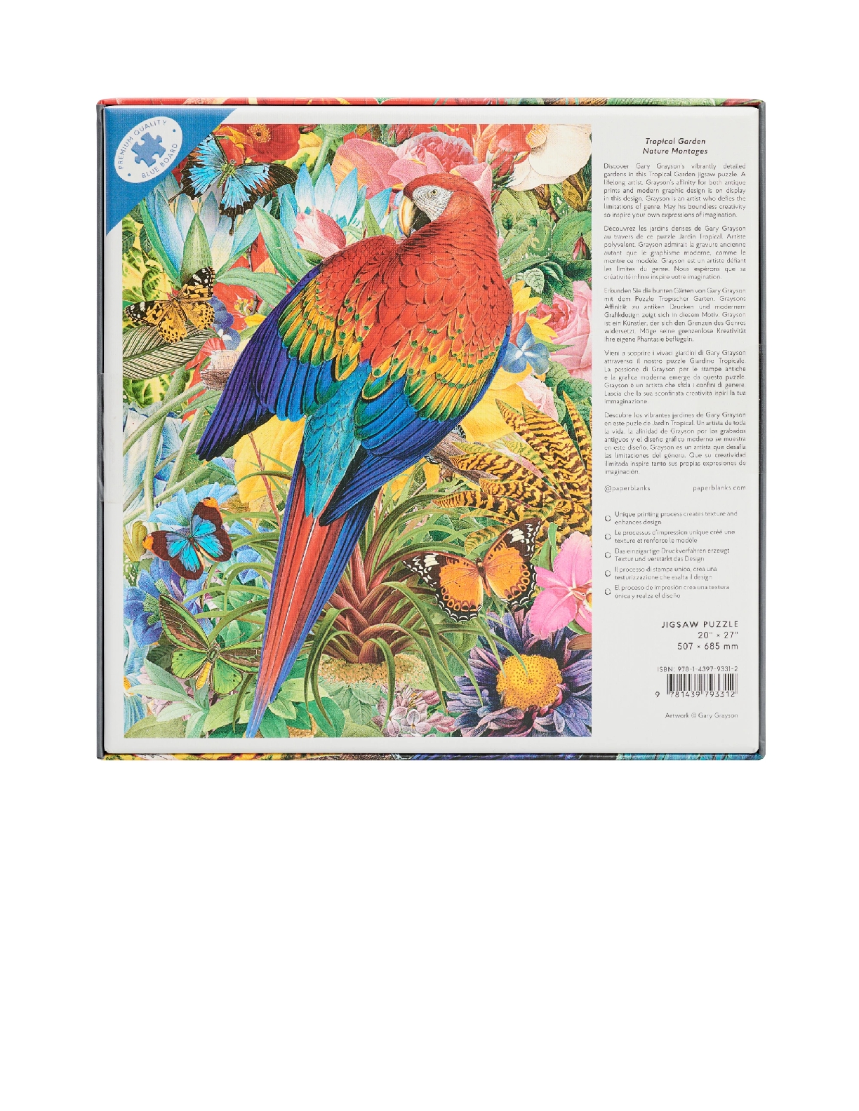 Tropical Garden 1000 Piece Jigsaw Puzzle by Paperblanks (Nature Montages)