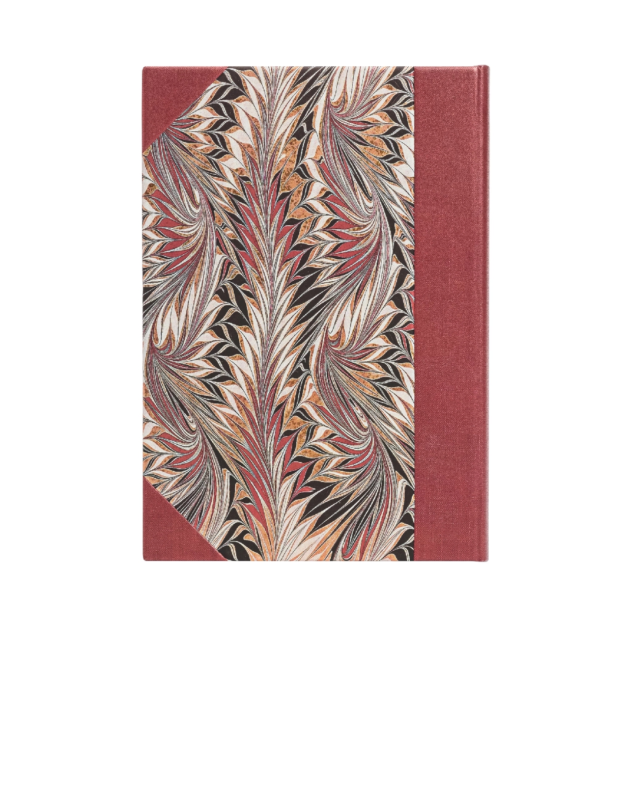 Rubedo Midi Unlined Hardcover Journal, 144pg, 120GSM by Paperblanks (Cockerell Marbled Paper)
