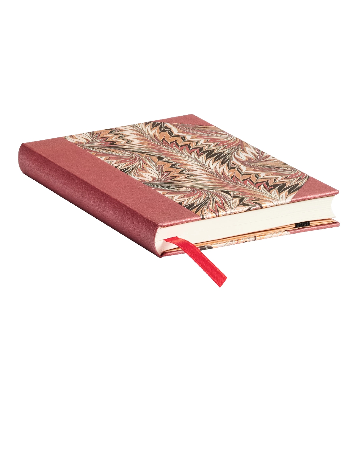 Rubedo Mini Lined Hardcover Journal, 176pg, 85GSM by Paperblanks (Cockerell Marbled Paper)