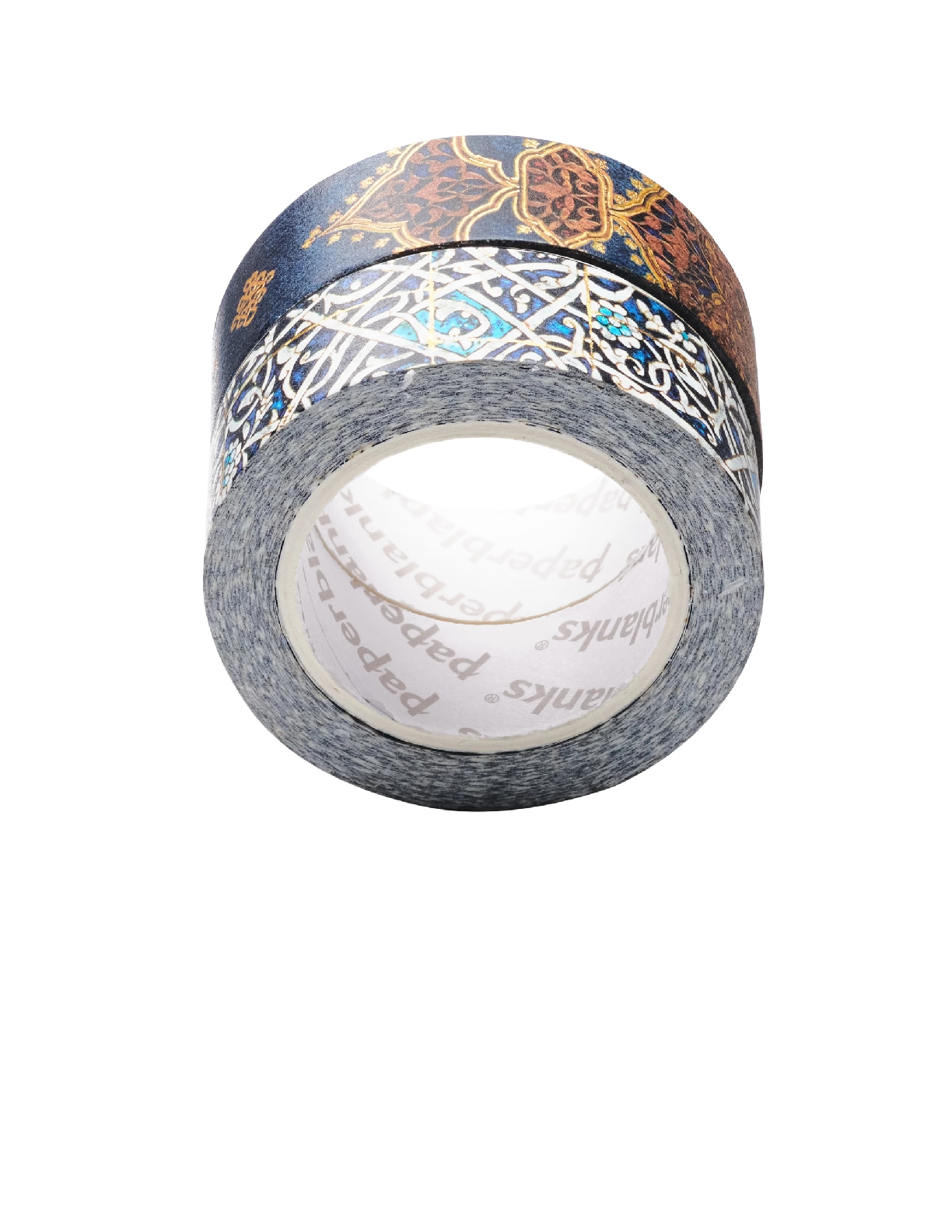 Granada Turquoise/Safavid Indigo, Pack of 2 Rolls of Washi Tape