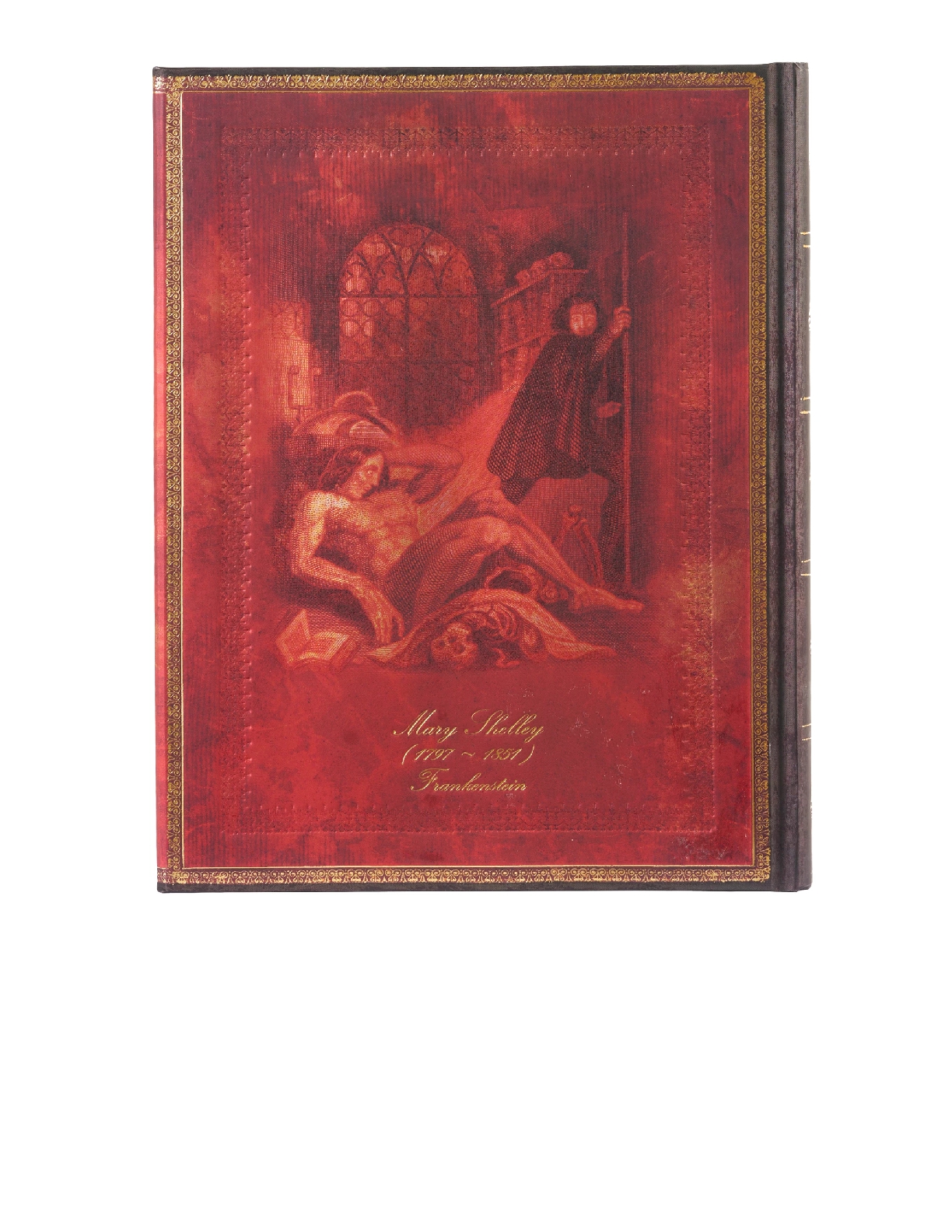 Mary Shelley, Frankenstein, Embellished Manuscripts Collection, Hardcover Journal, Ultra, Lined, Wrap, 144 Pg, 120 GSM