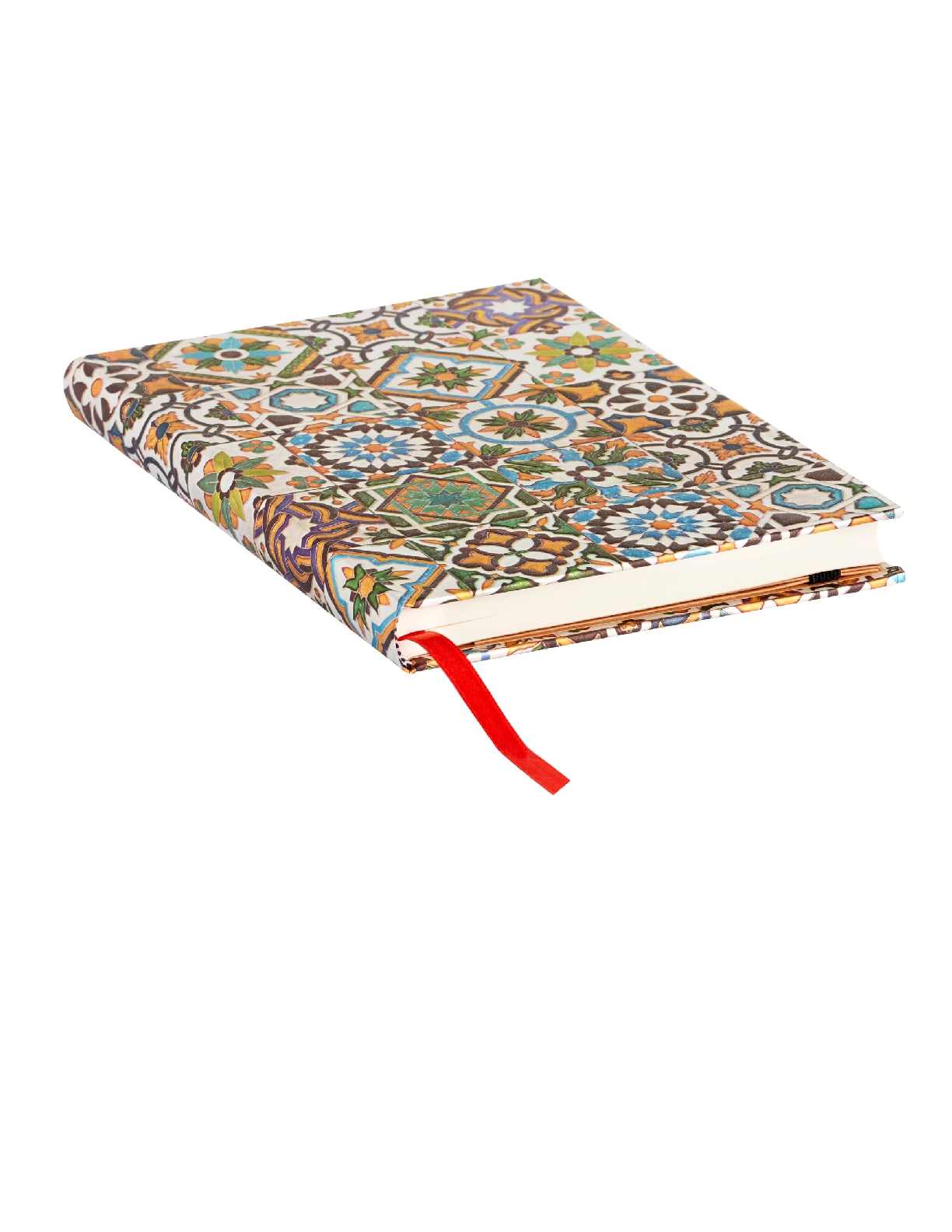 Porto, Portuguese Tiles, Hardcover Journal, Midi, Unlined, Elastic Band Closure, 144 Pg, 120 GSM