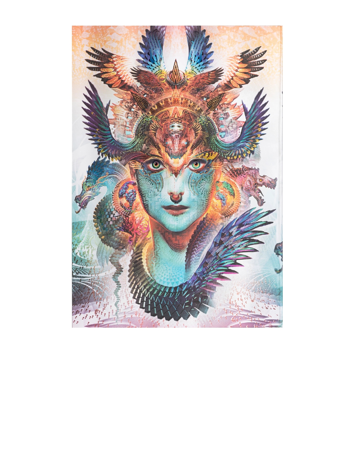 Dharma Dragon, Android Jones Collection, Sketchbook, Grande, Elastic Band Closure, 112 Pg, 200 GSM