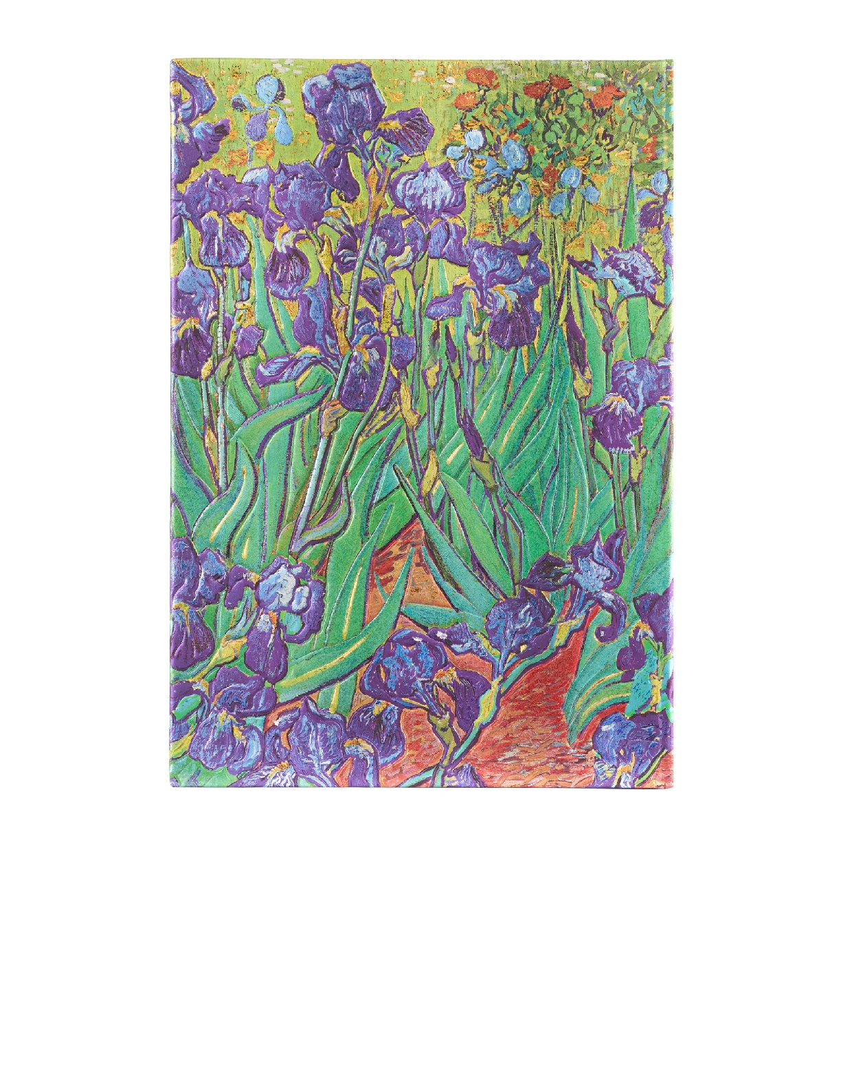 Van Gogh's Irises, Midi, Address Book, Elastic Band Closure, 144 Pg, 120 GSM
